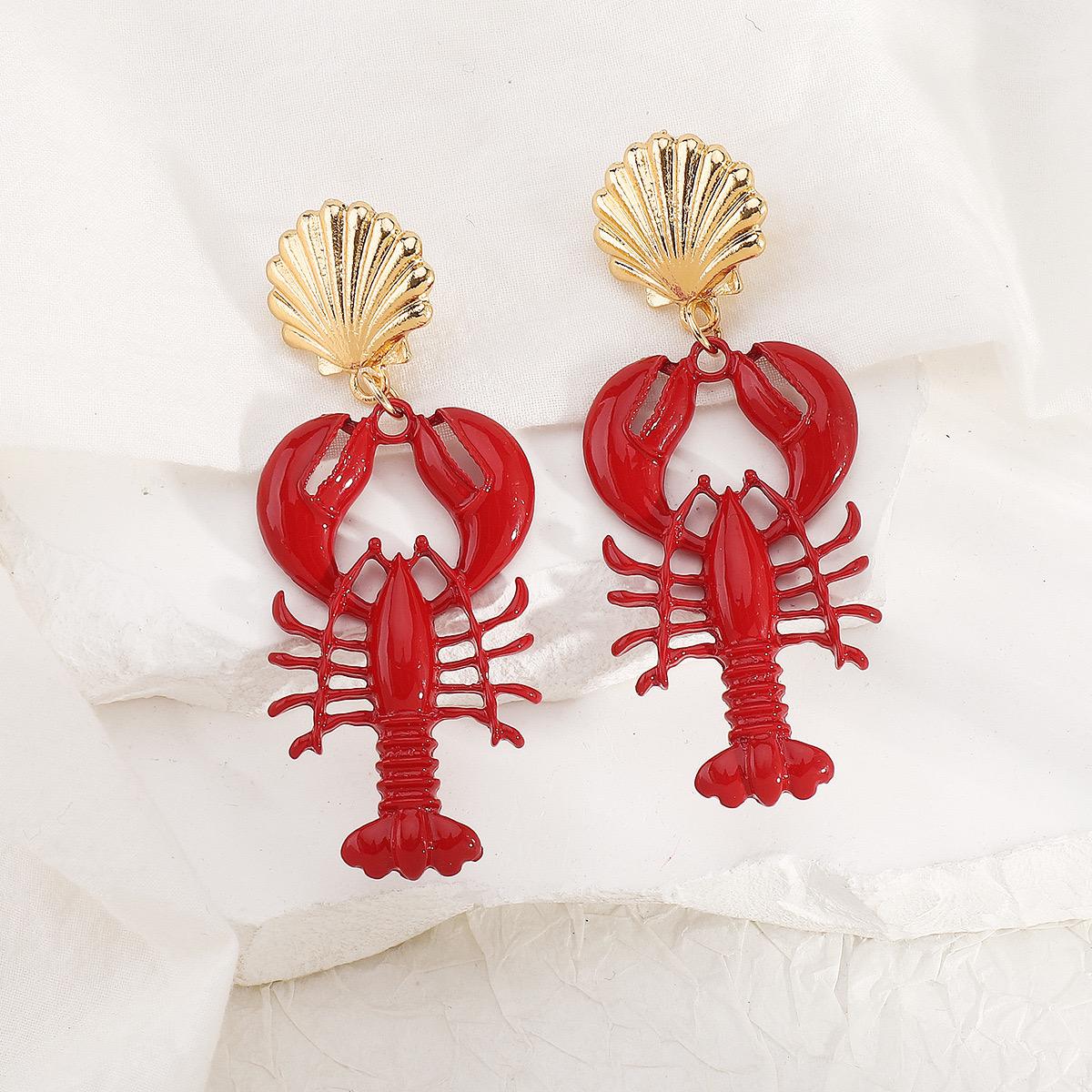 Crab Shell Alloy Earring