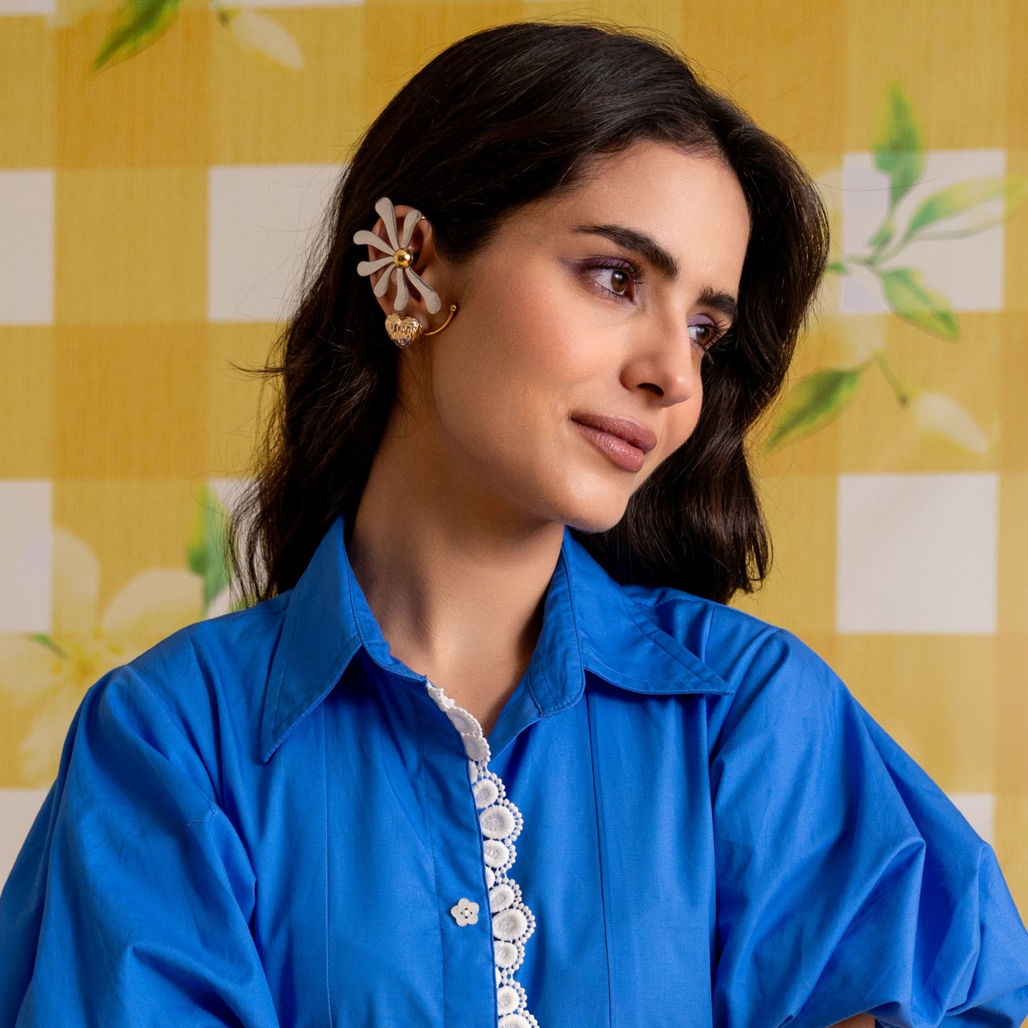 Flouris 18K Gold Plated Earcuff