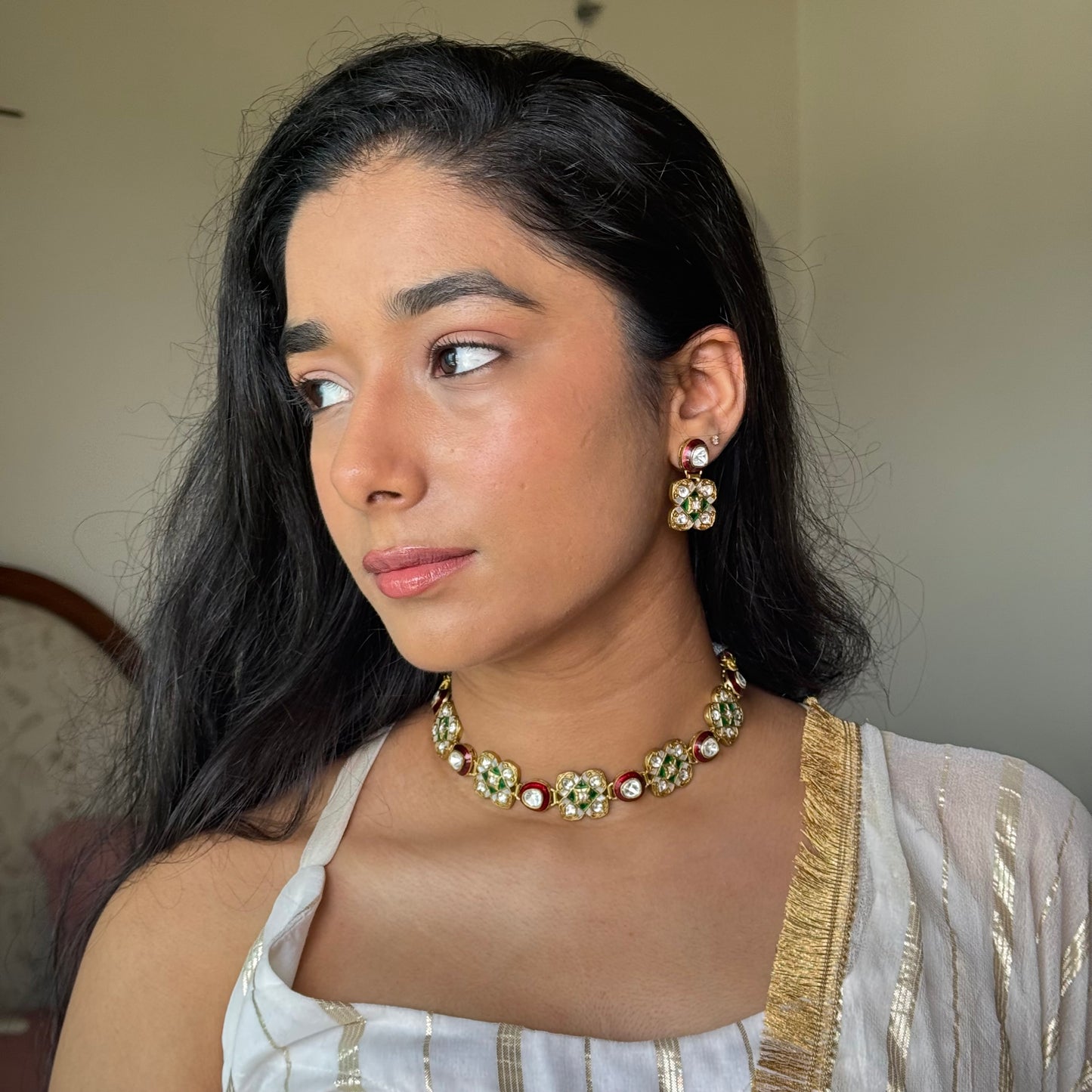Laxmi Kundan Choker Set