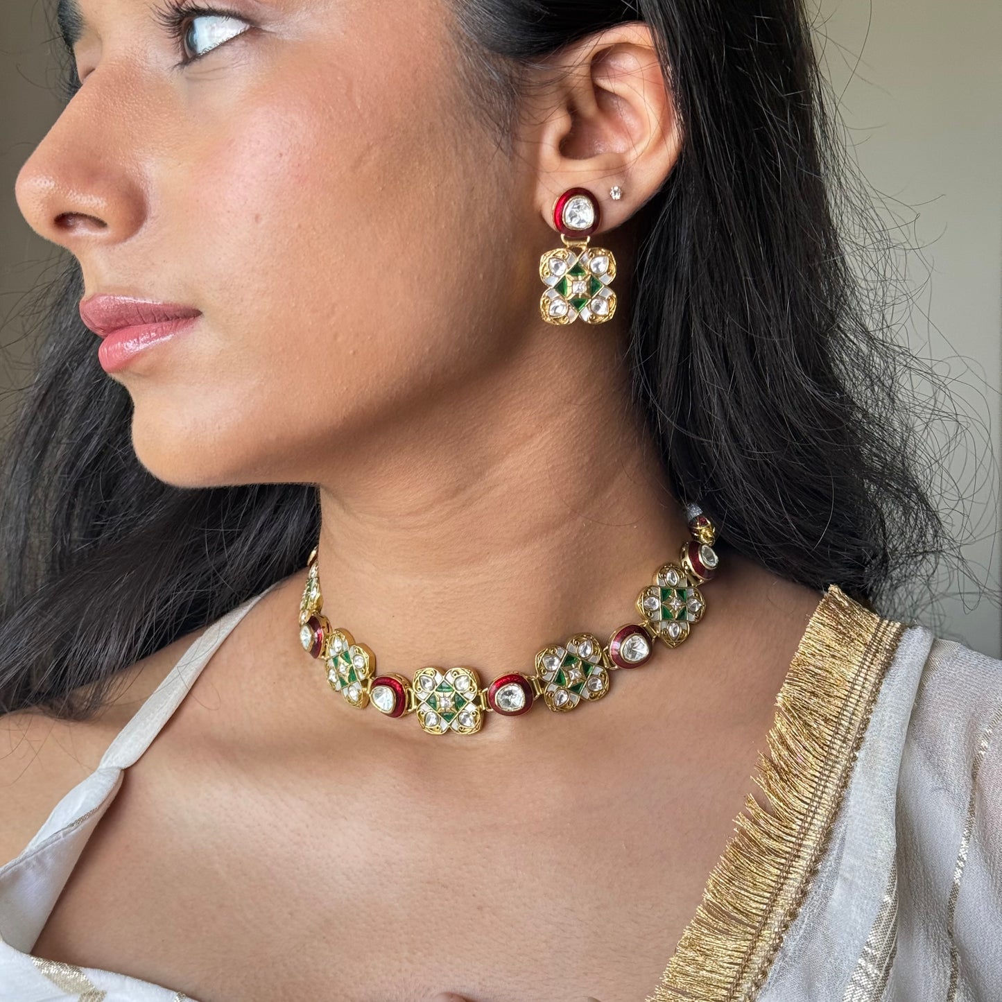Laxmi Kundan Choker Set