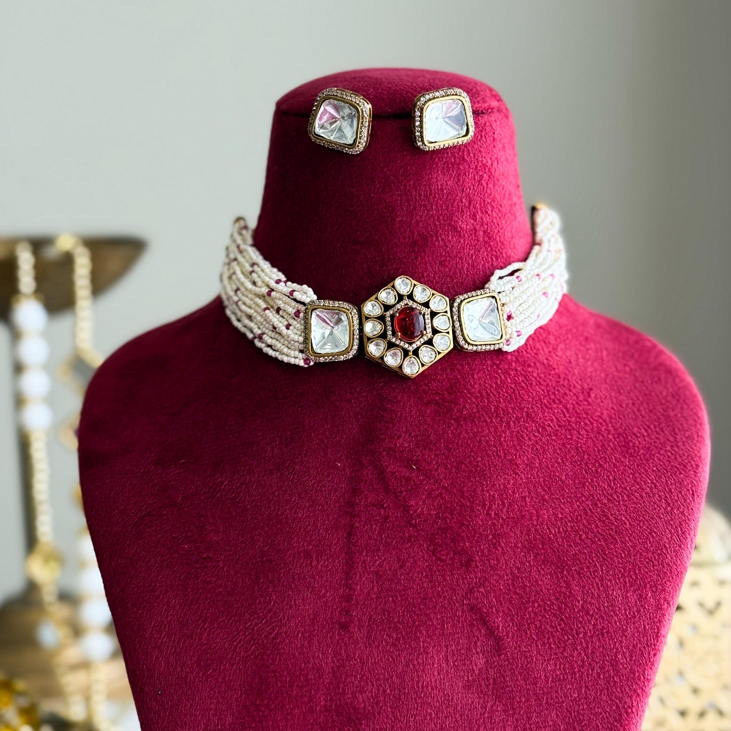Maharani Handcrafted Pearl Set