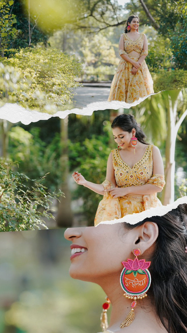 Dulhaniya Handmade Beaded Earring