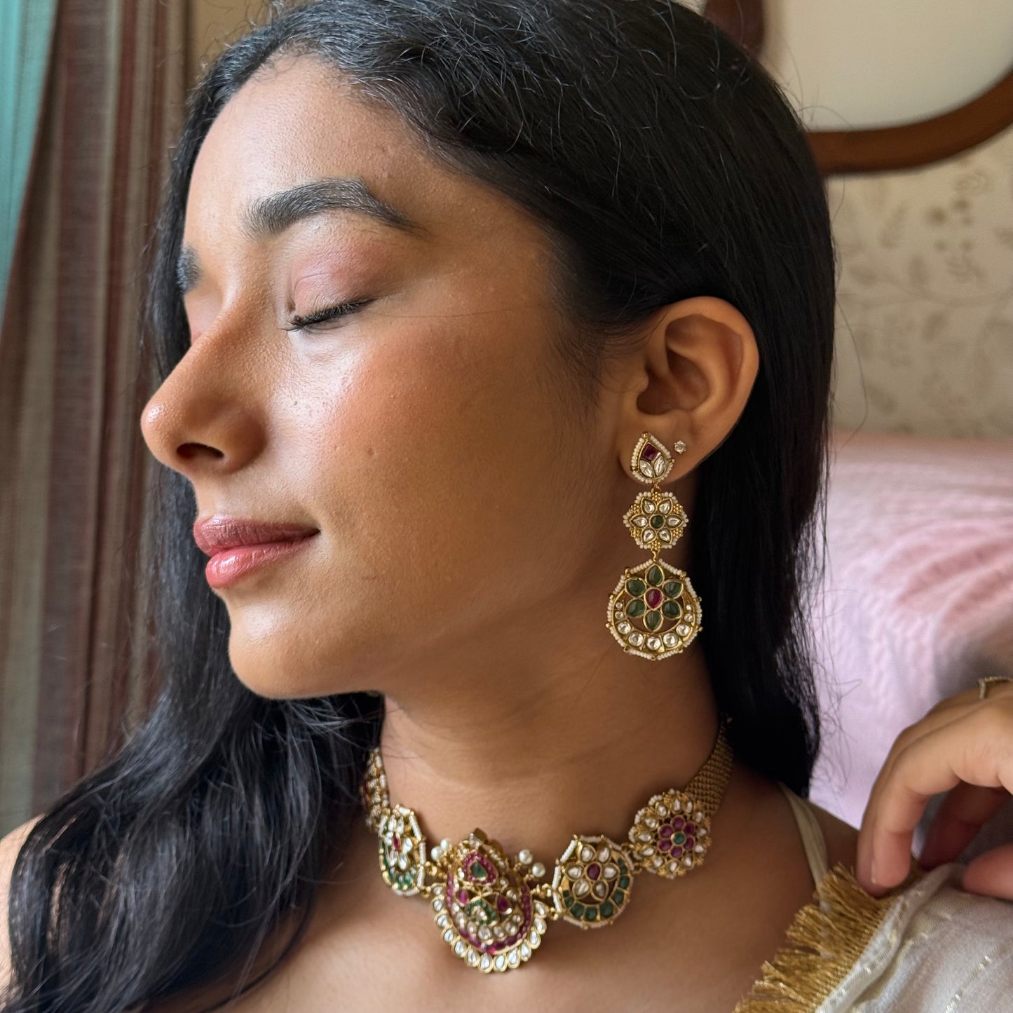Rangmahal Handcrafted Kundan Choker Set