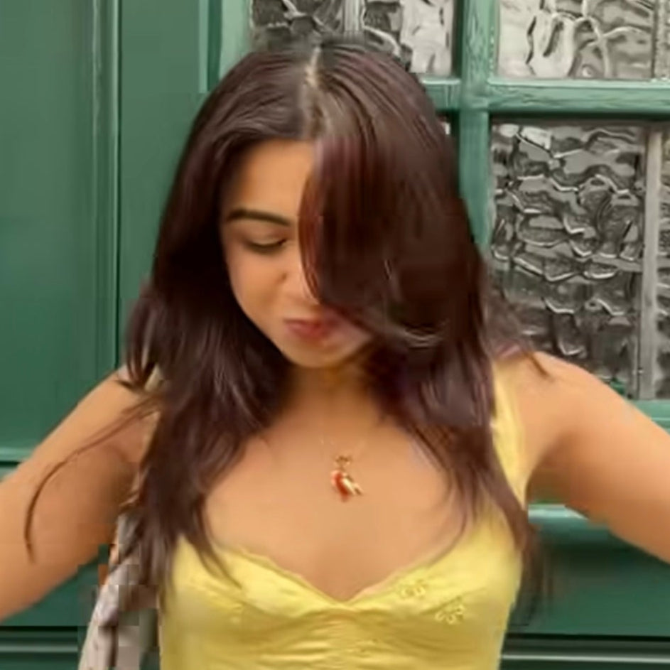 Lucky Metal Charms 18K Gold Plated Necklace