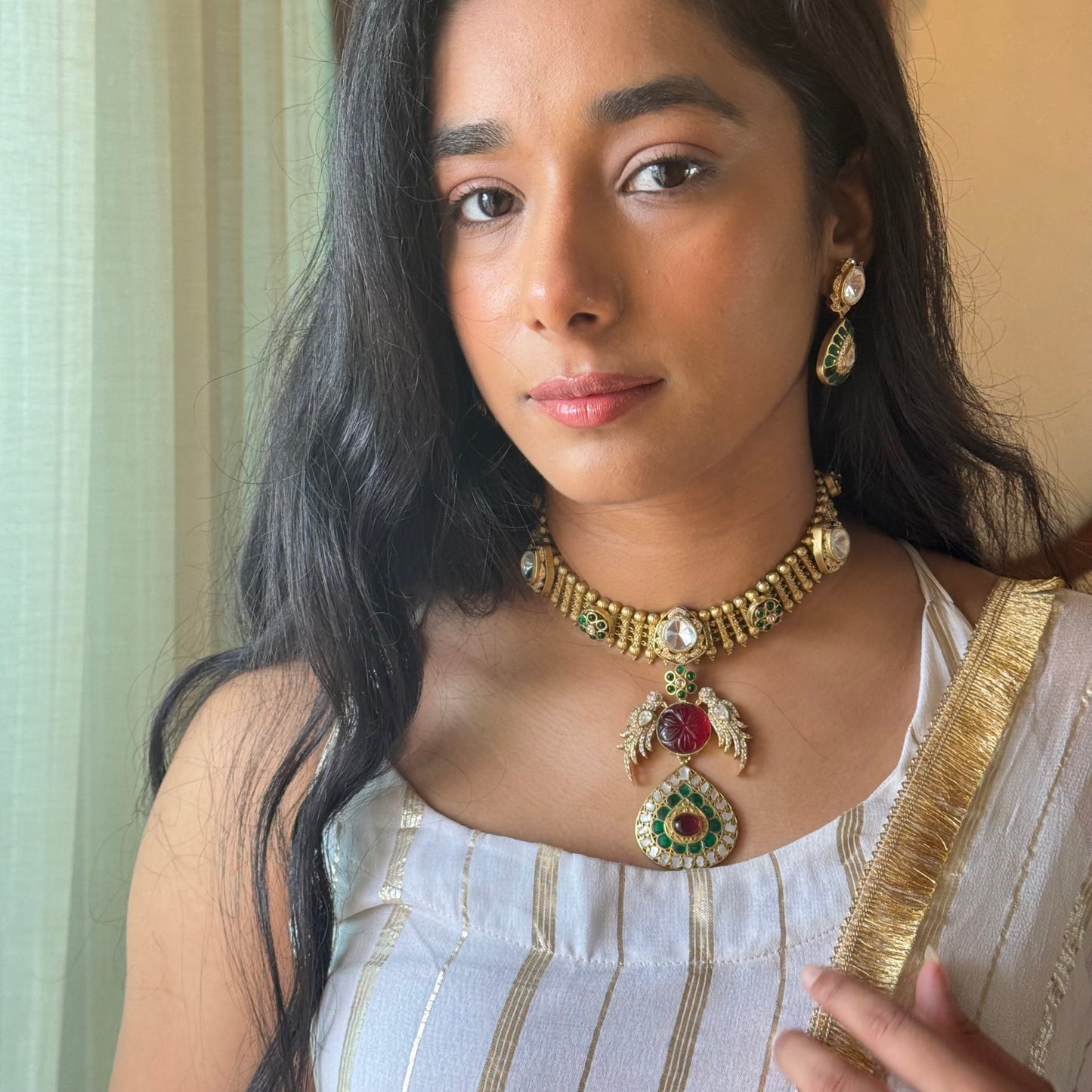 Pakhi Kundan Necklace Set