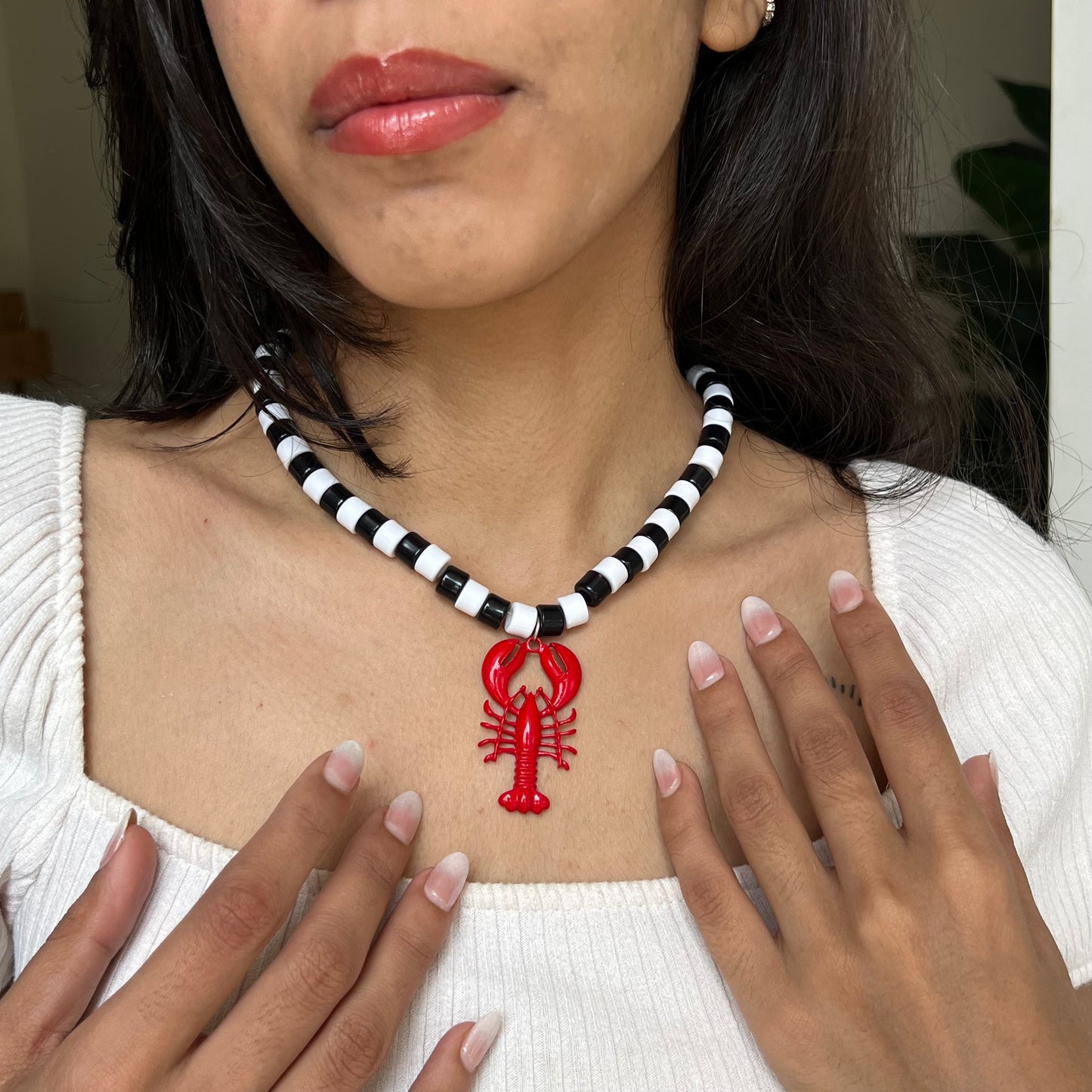 Lobster Pendant Necklace