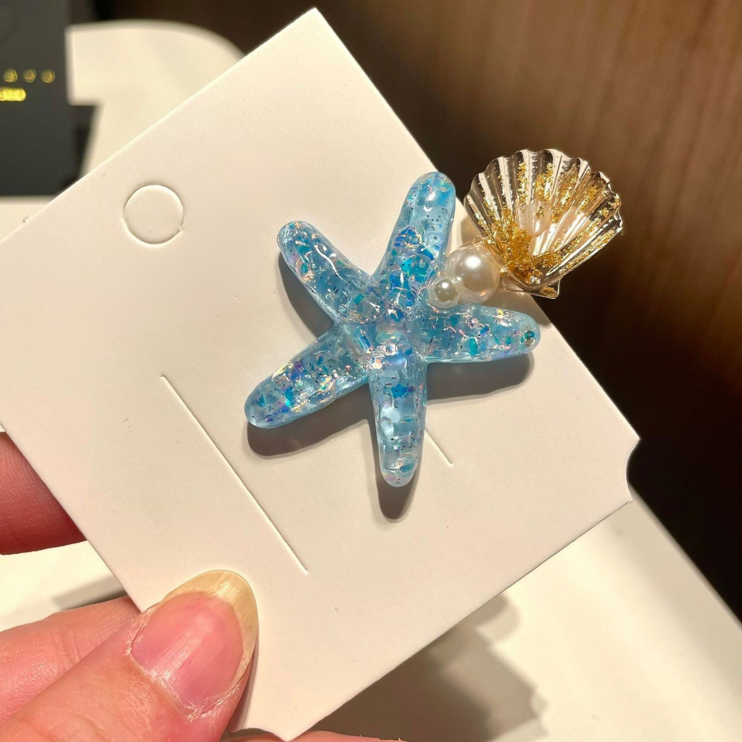 Ocean Breeze Starfish Hair Clip