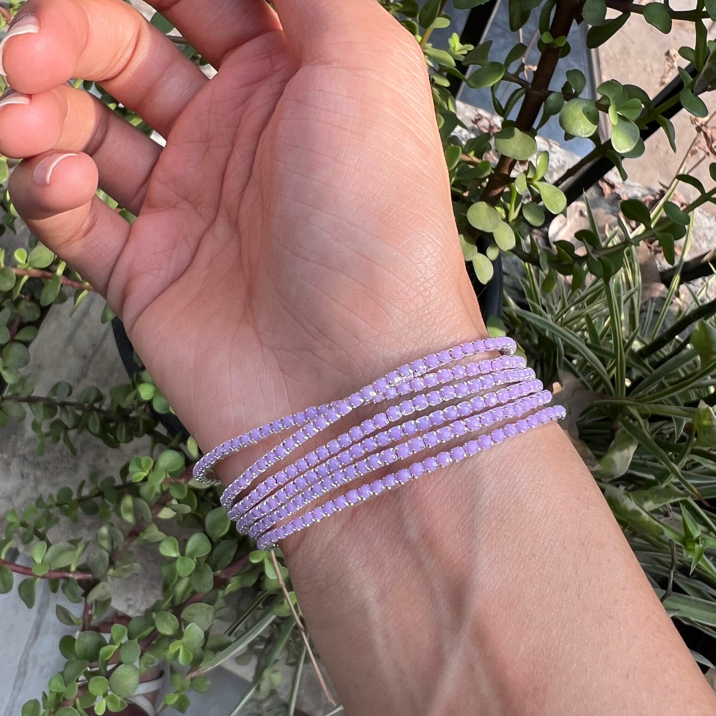 Rhinestone Thin Bracelet