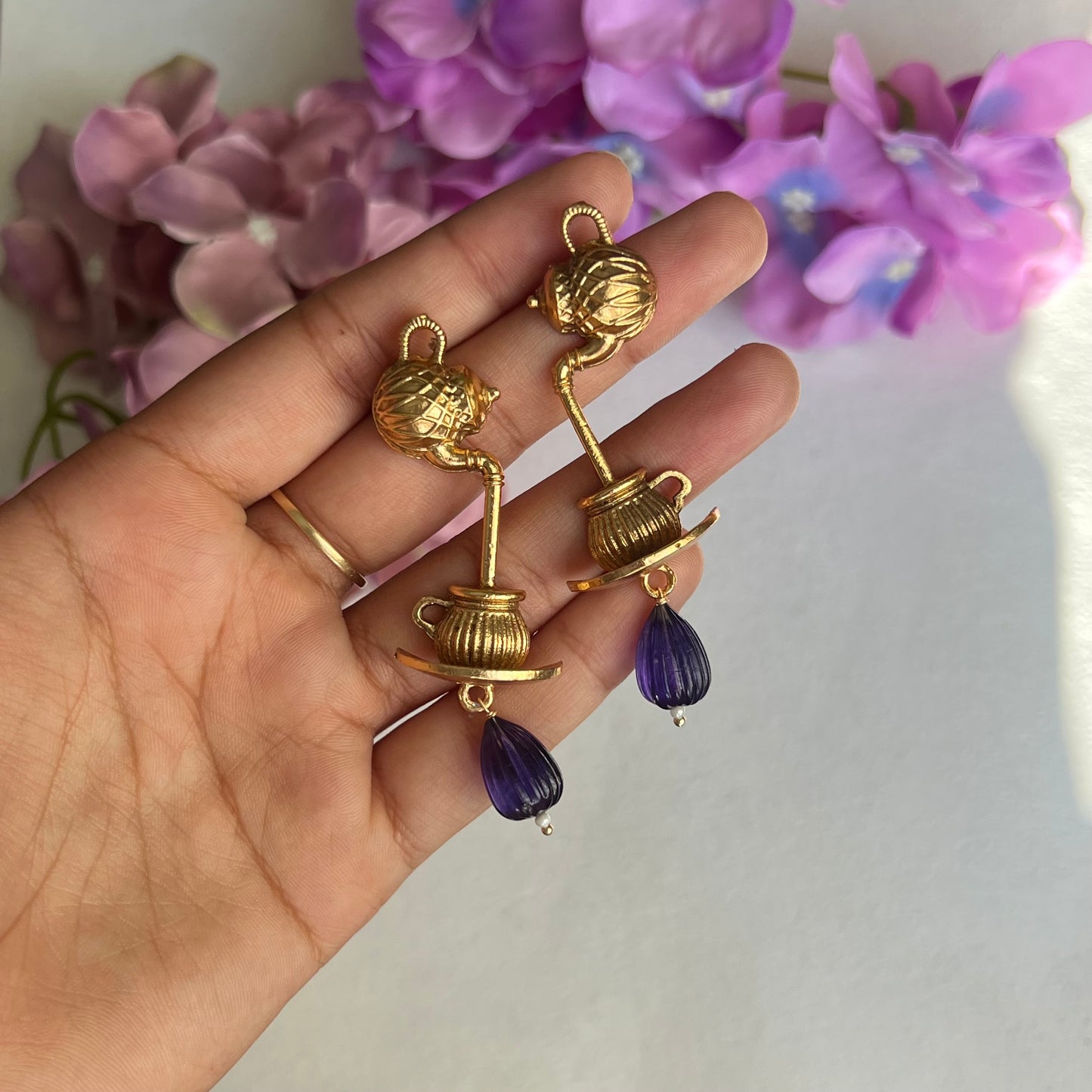 Chai Drops Earrings