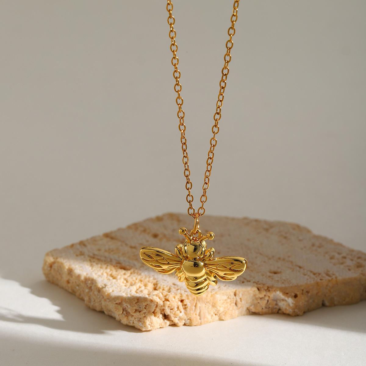 Bee Mine 18K Gold Plated Neckpiece