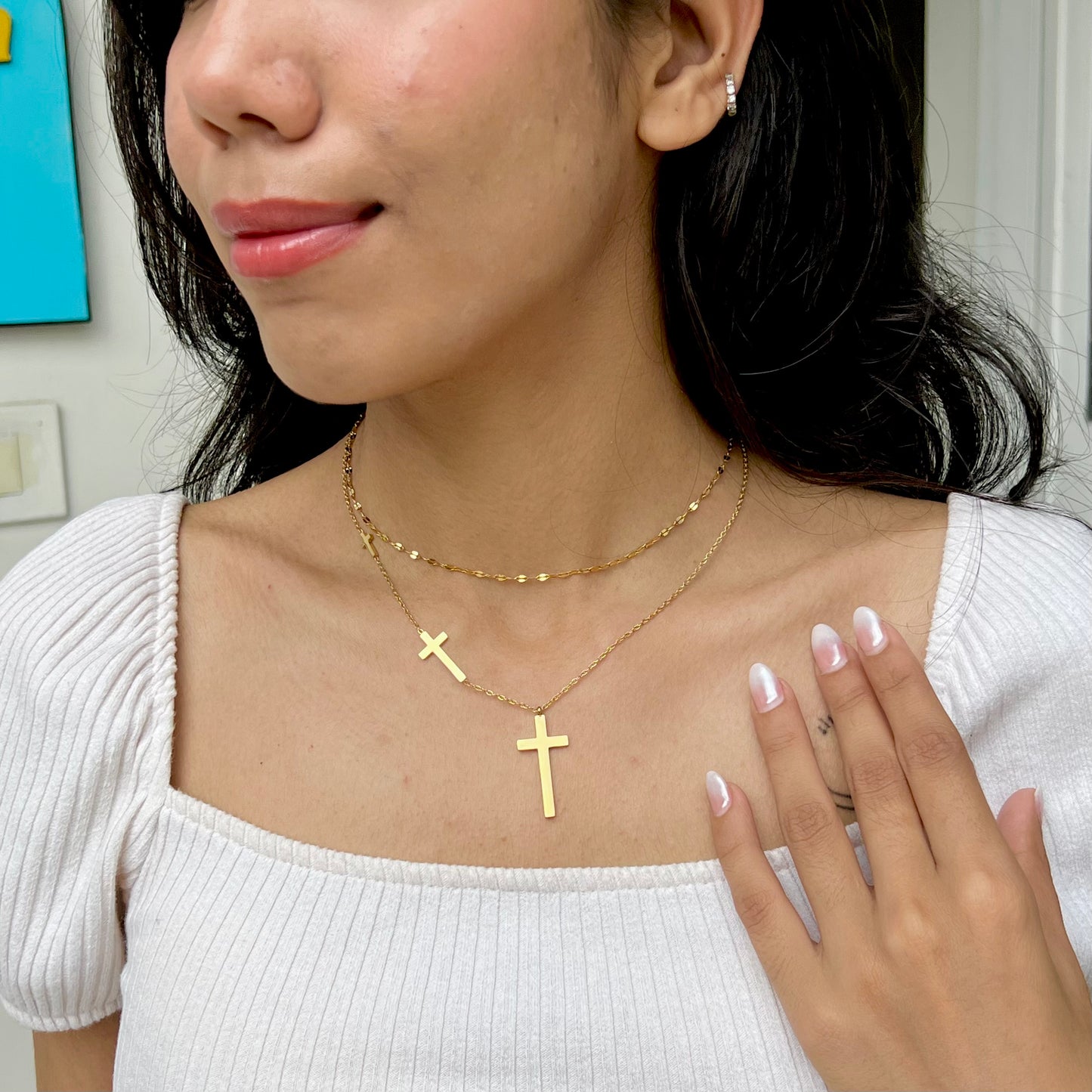 Divine Layers Metal Necklace