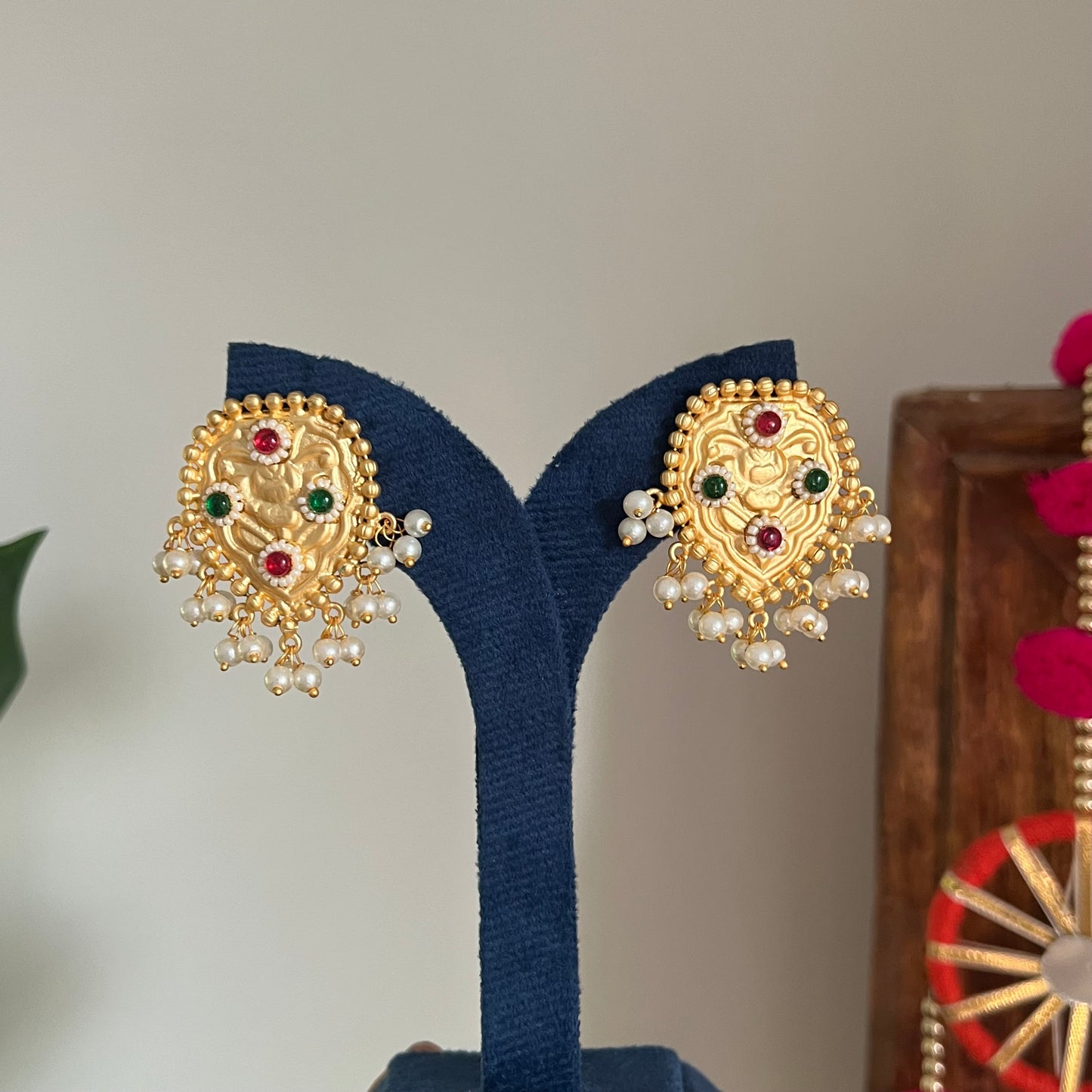 Devi Brass Studs