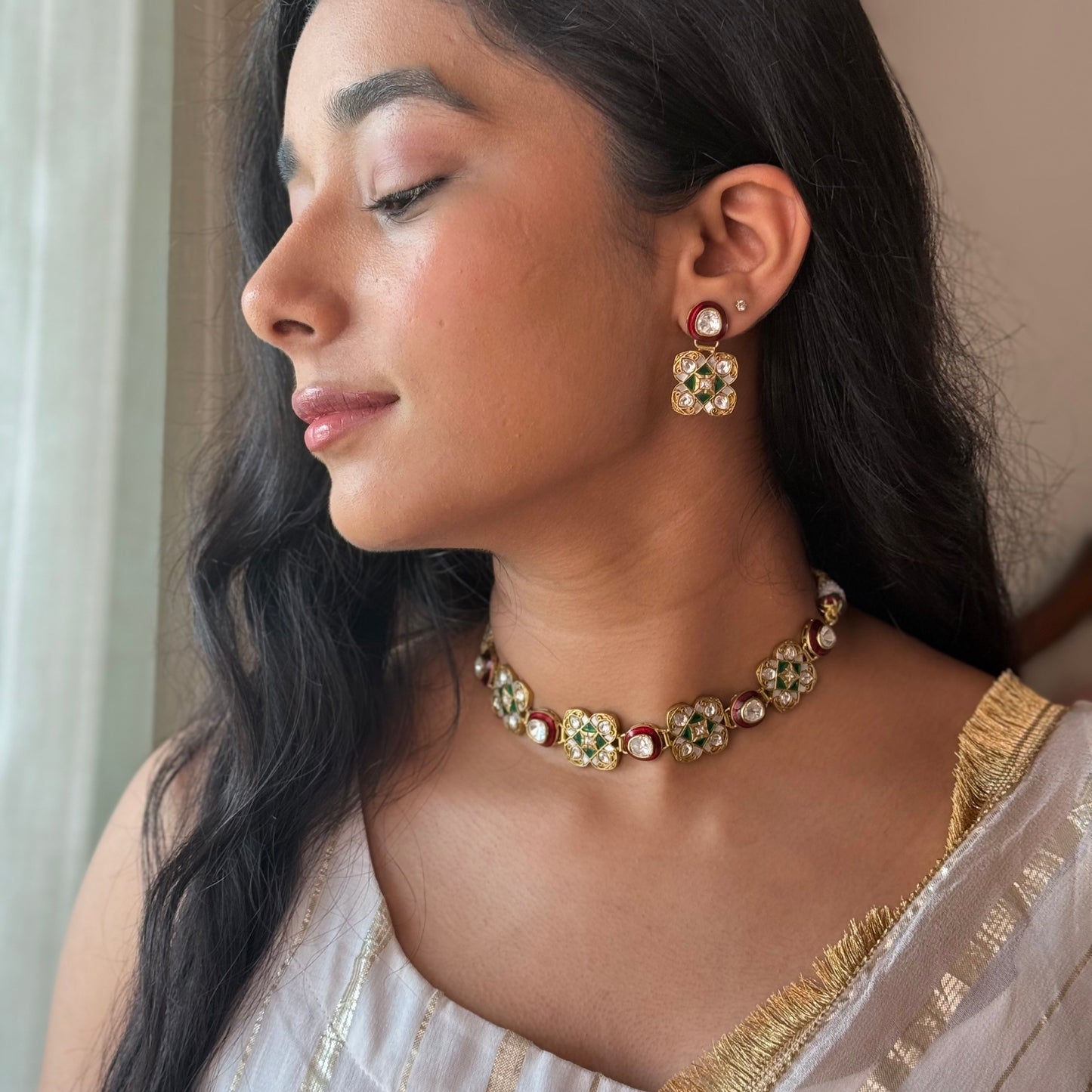 Laxmi Kundan Choker Set