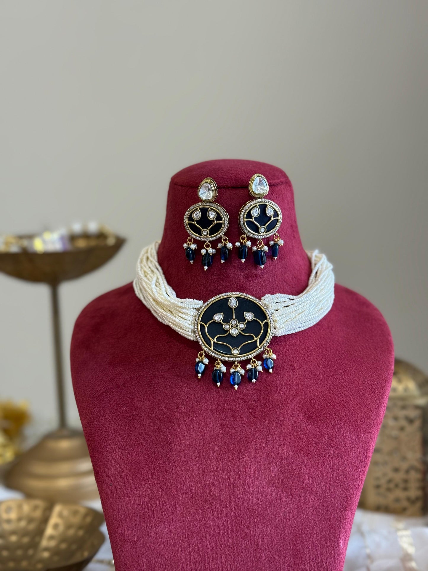 Ziya Kundan Choker Set