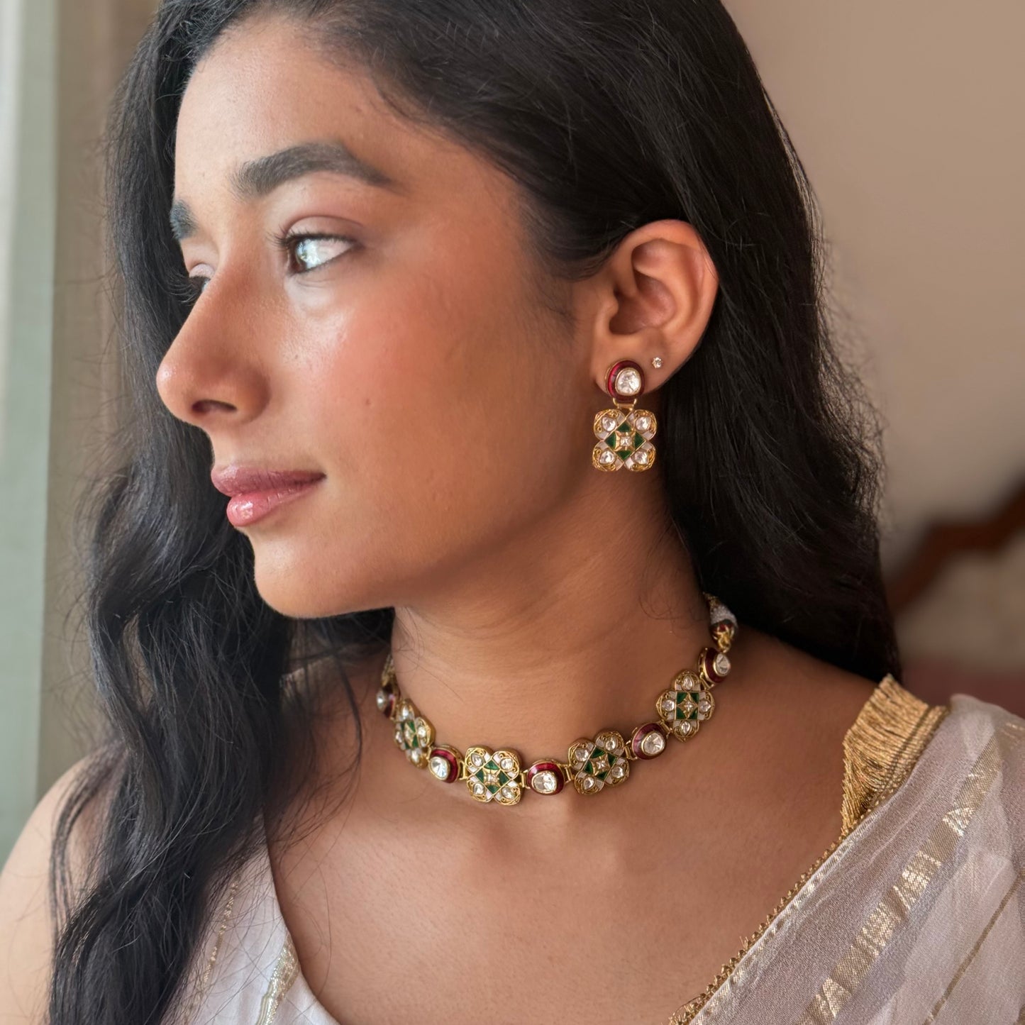 Laxmi Kundan Choker Set