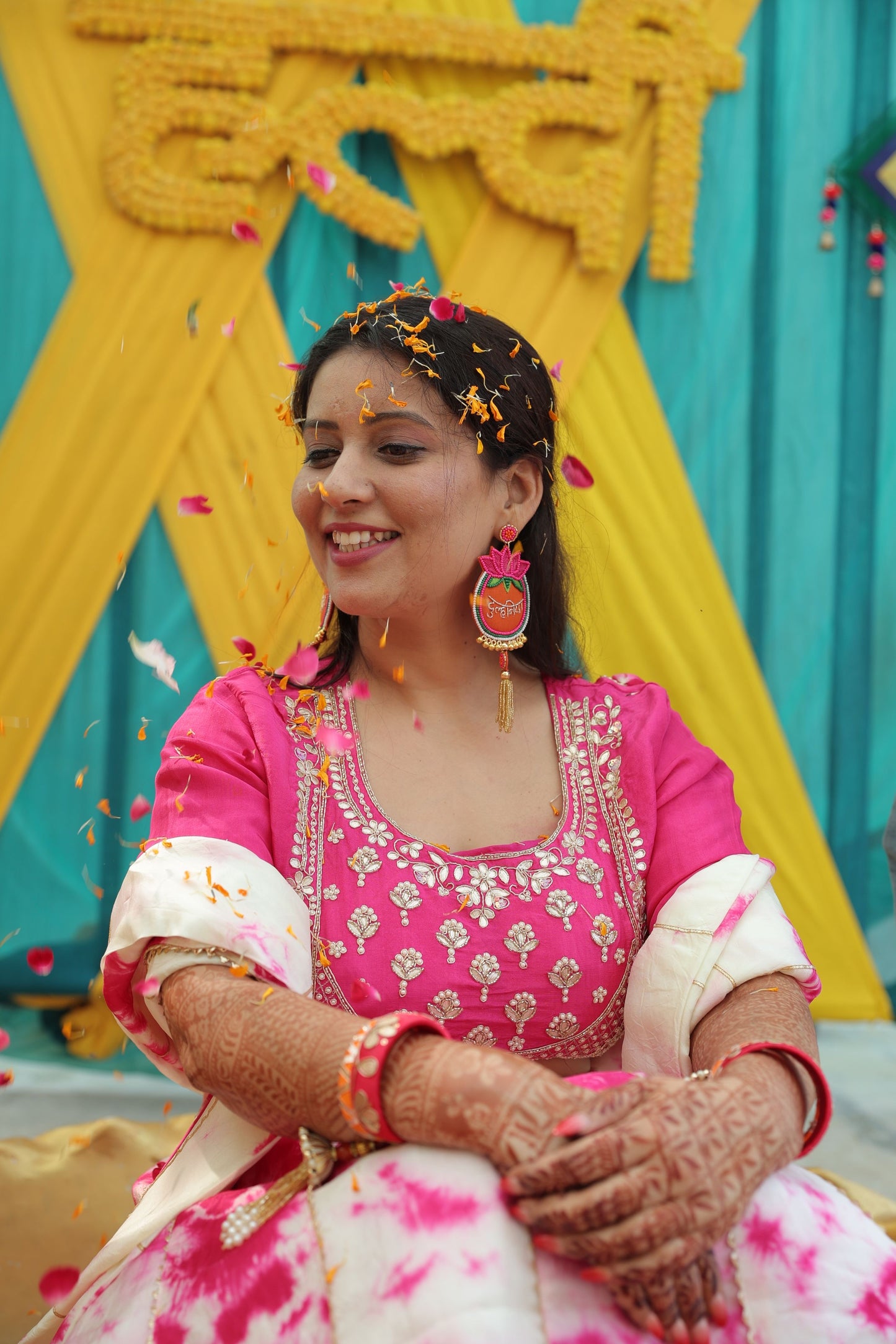 Dulhaniya Handmade Beaded Earring
