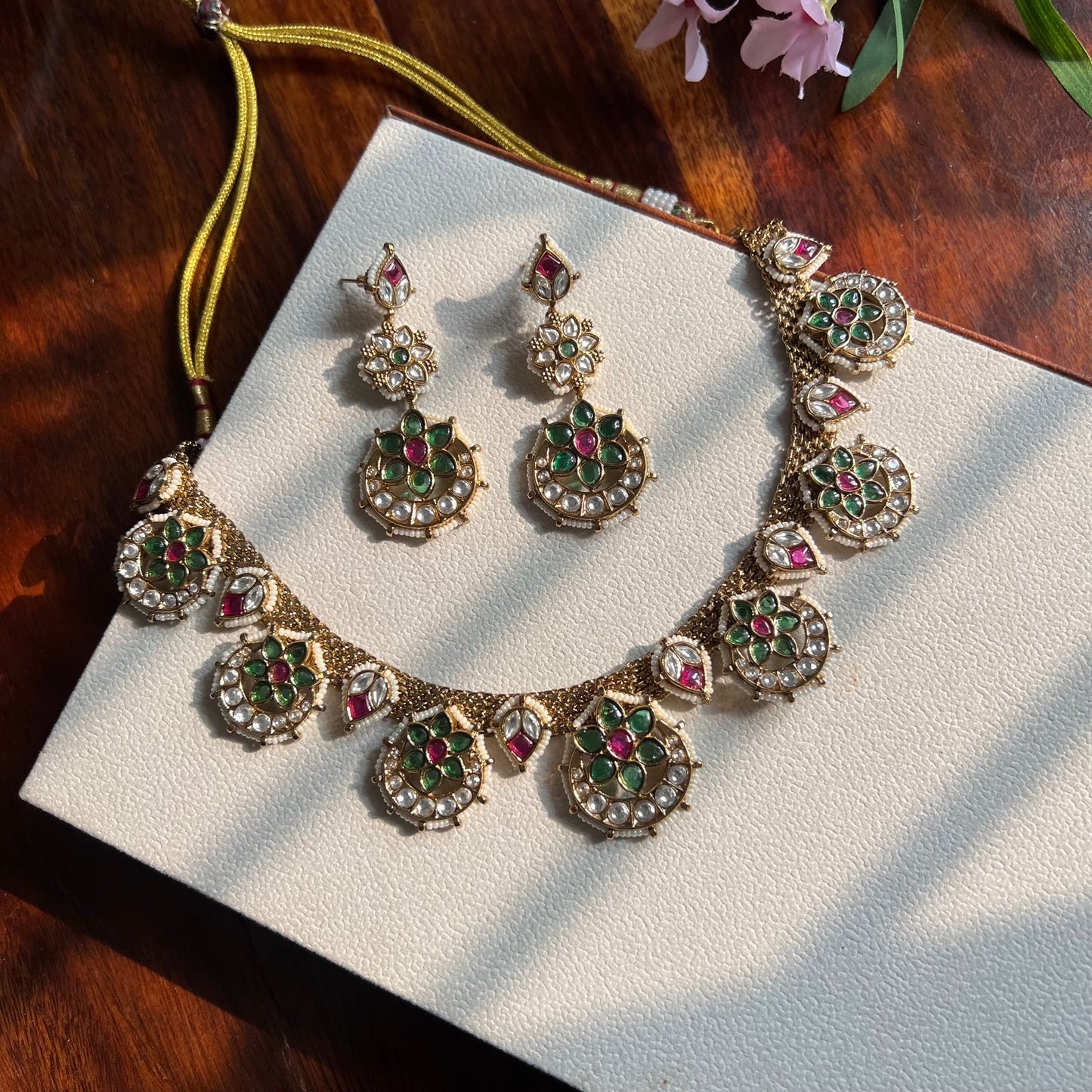 Heera Kundan Handcrafted Set