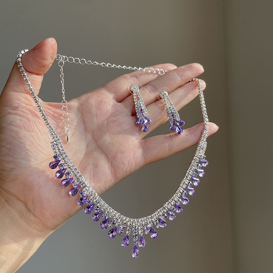 Lilac Rain Necklace Set