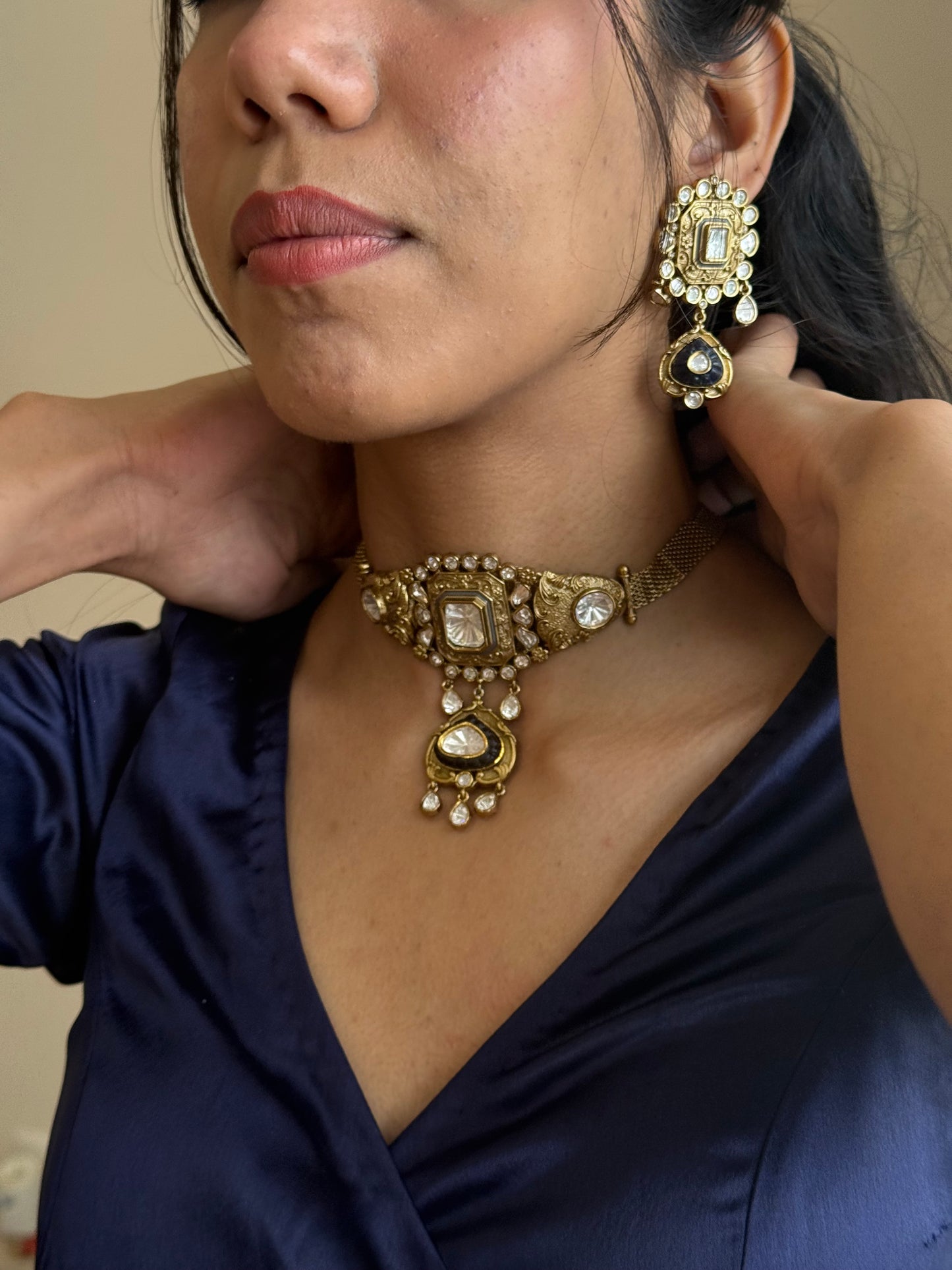 Shabnam Kundan Choker Set