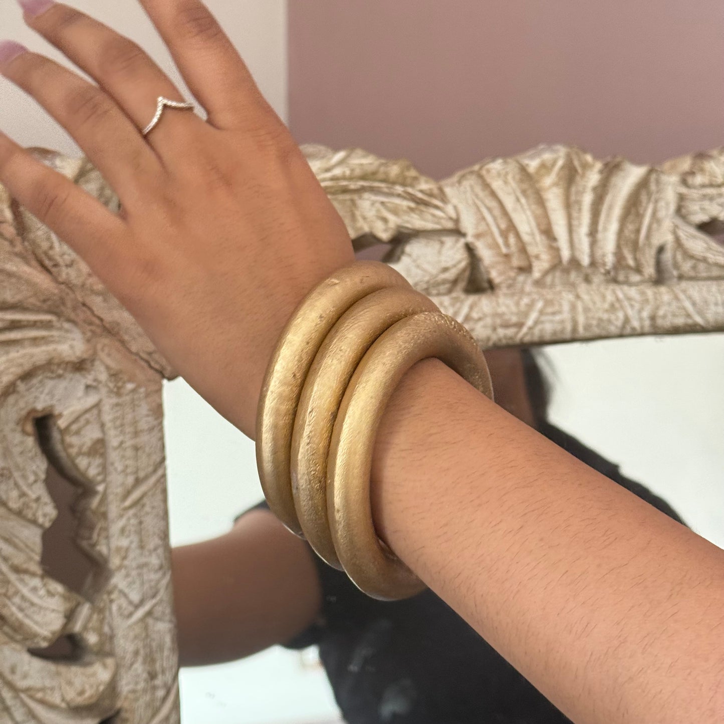 Golden Antique Bangle