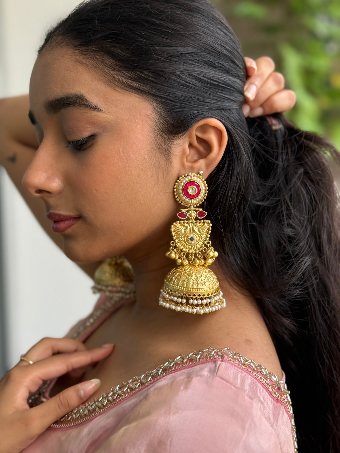 Khwab Ghungroo Jhumki Earrings