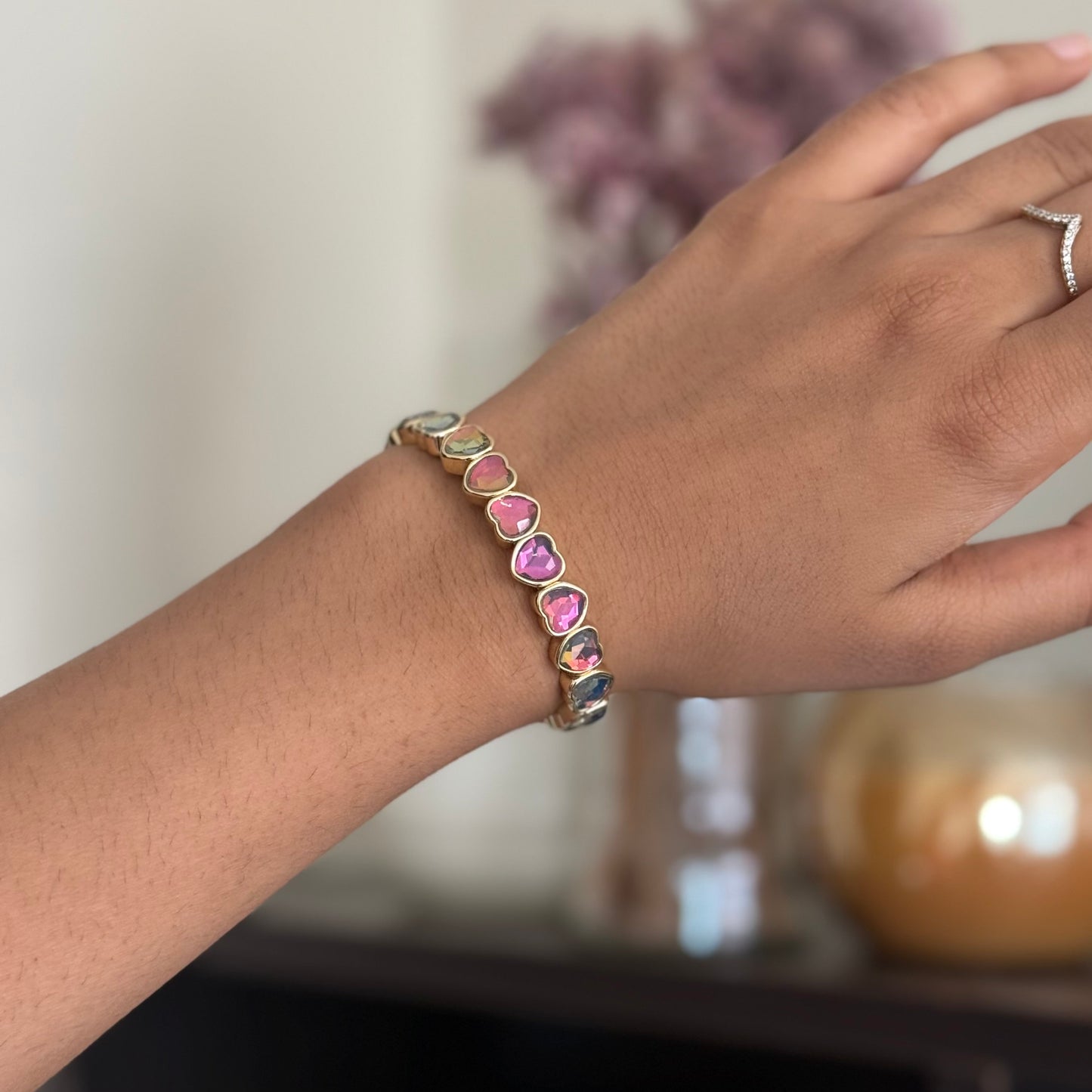 Gala Glam Hearts Bracelet