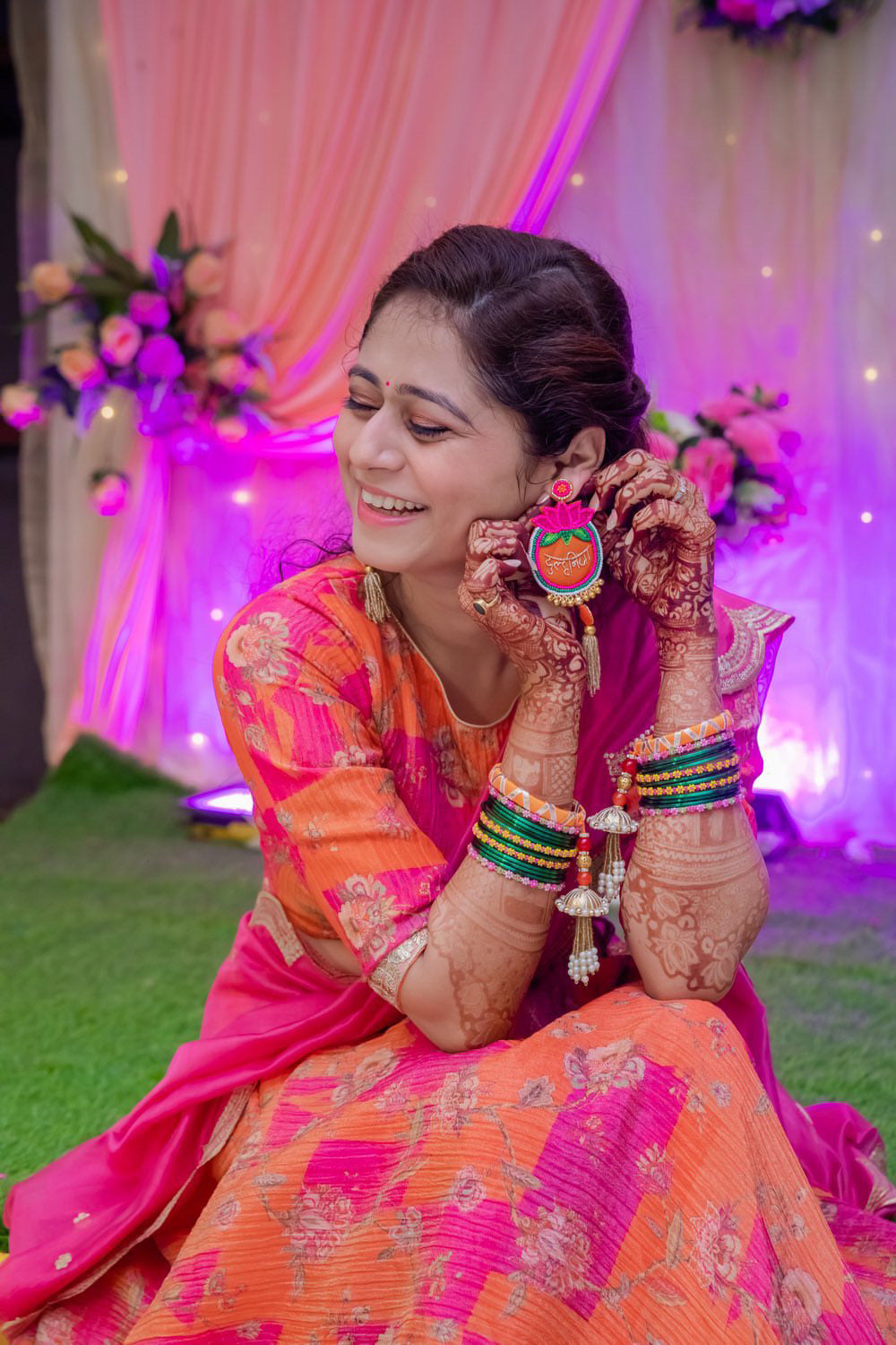 Dulhaniya Handmade Beaded Earring