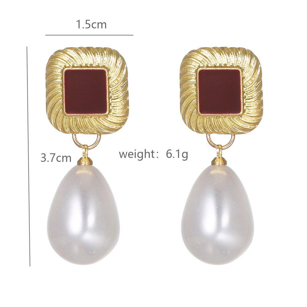 Radiant Rose Drop Earrings