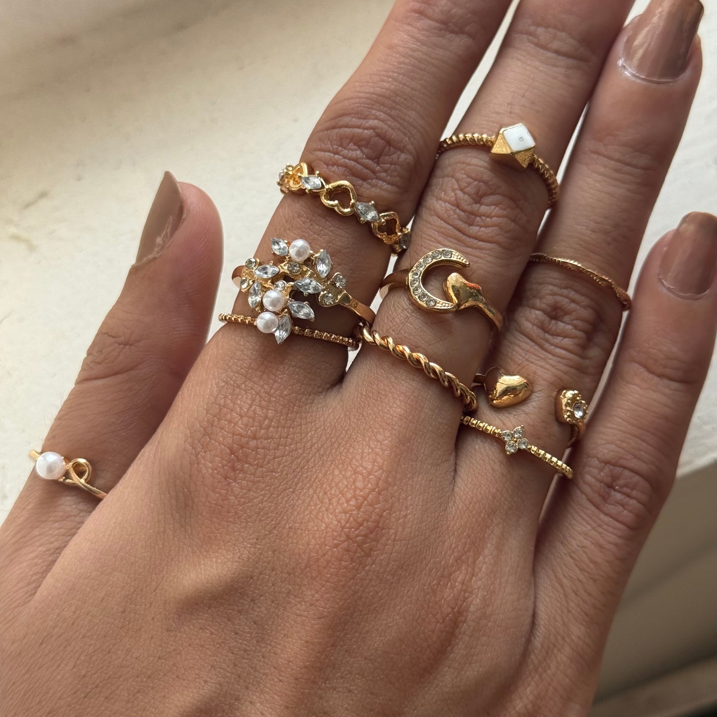 The Aurelia Ring-Set of 10
