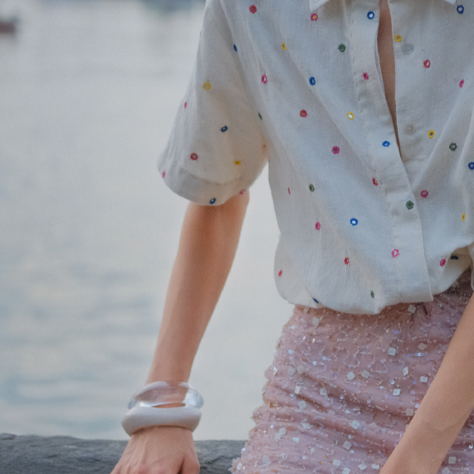 Earthly Resin Bangle