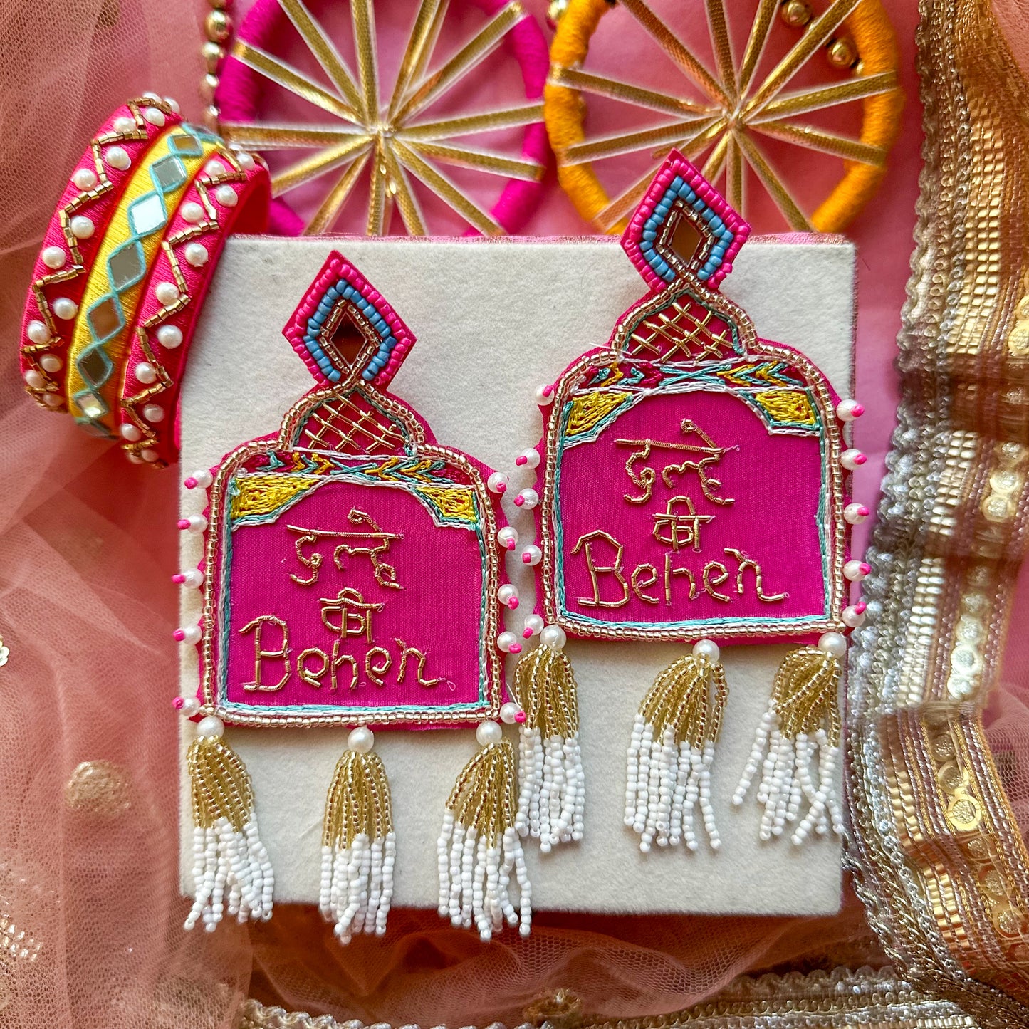 Dulhe Ki Behen- Earring and Bangle combo