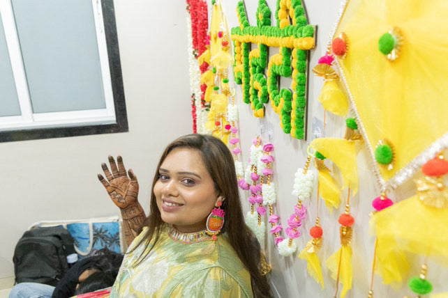 Dulhaniya Handmade Beaded Earring