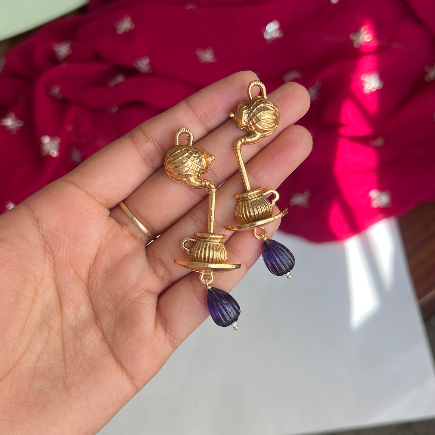 Chai Drops Earrings