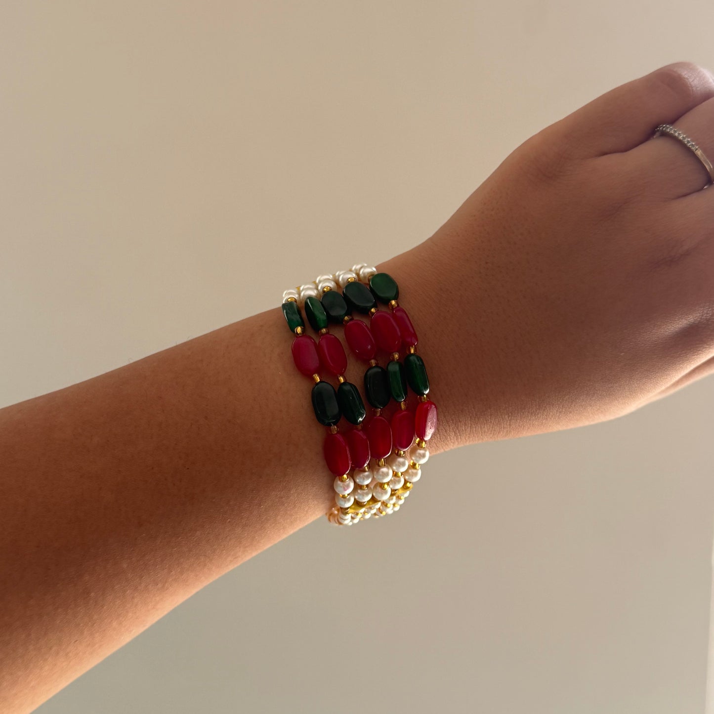 Firoza Handmade Pearl Bracelet