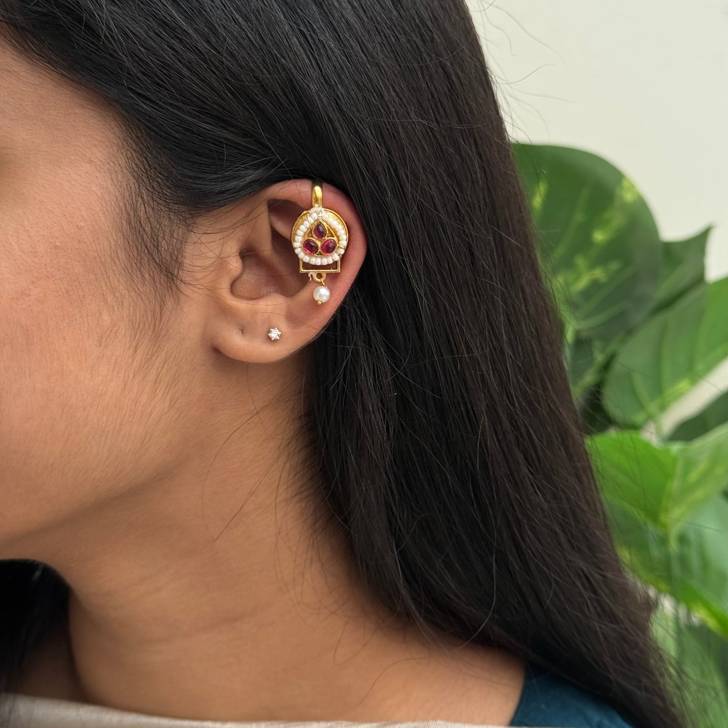 Royal Gemstone EarPin Collection