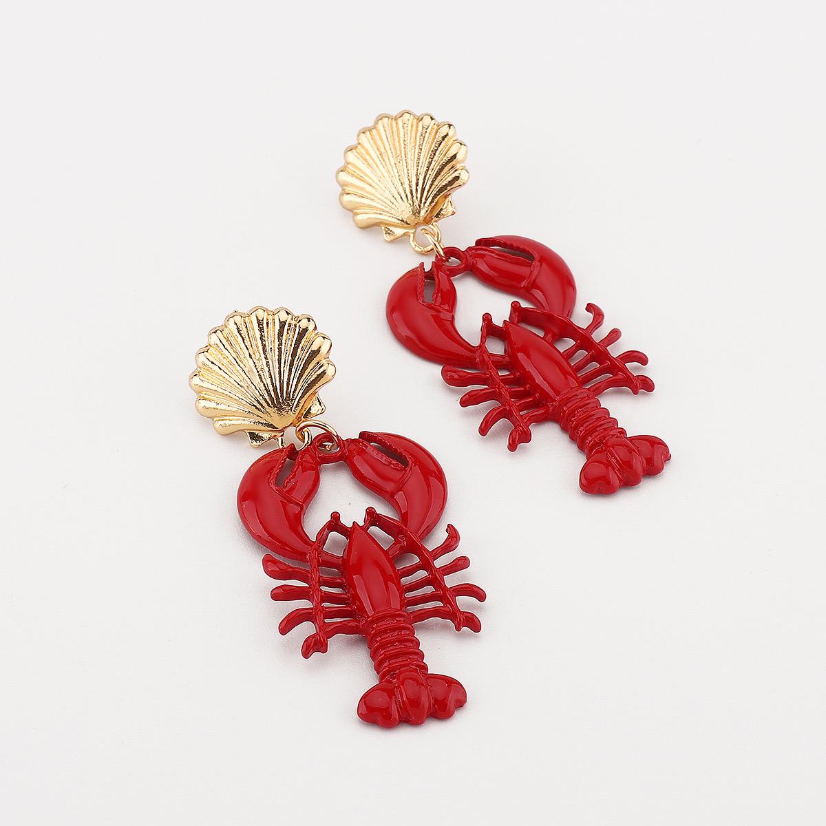 Crab Shell Alloy Earring