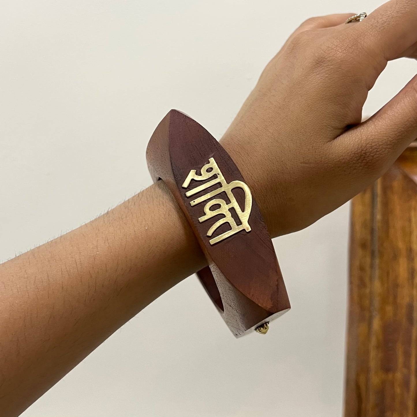 Power Wooden Bangle Stack