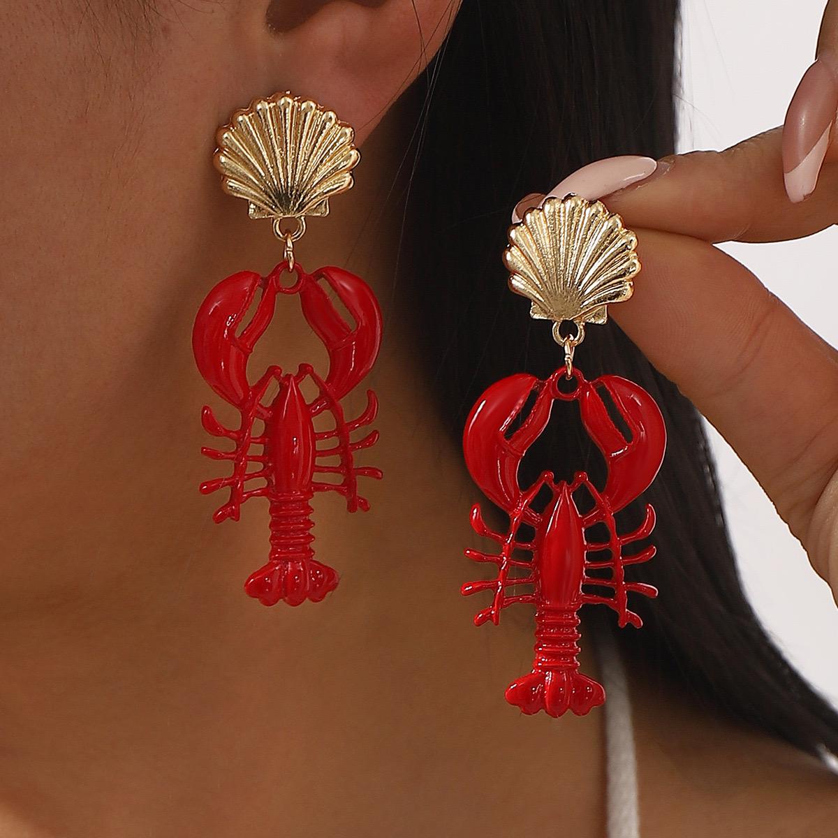 Crab Shell Alloy Earring