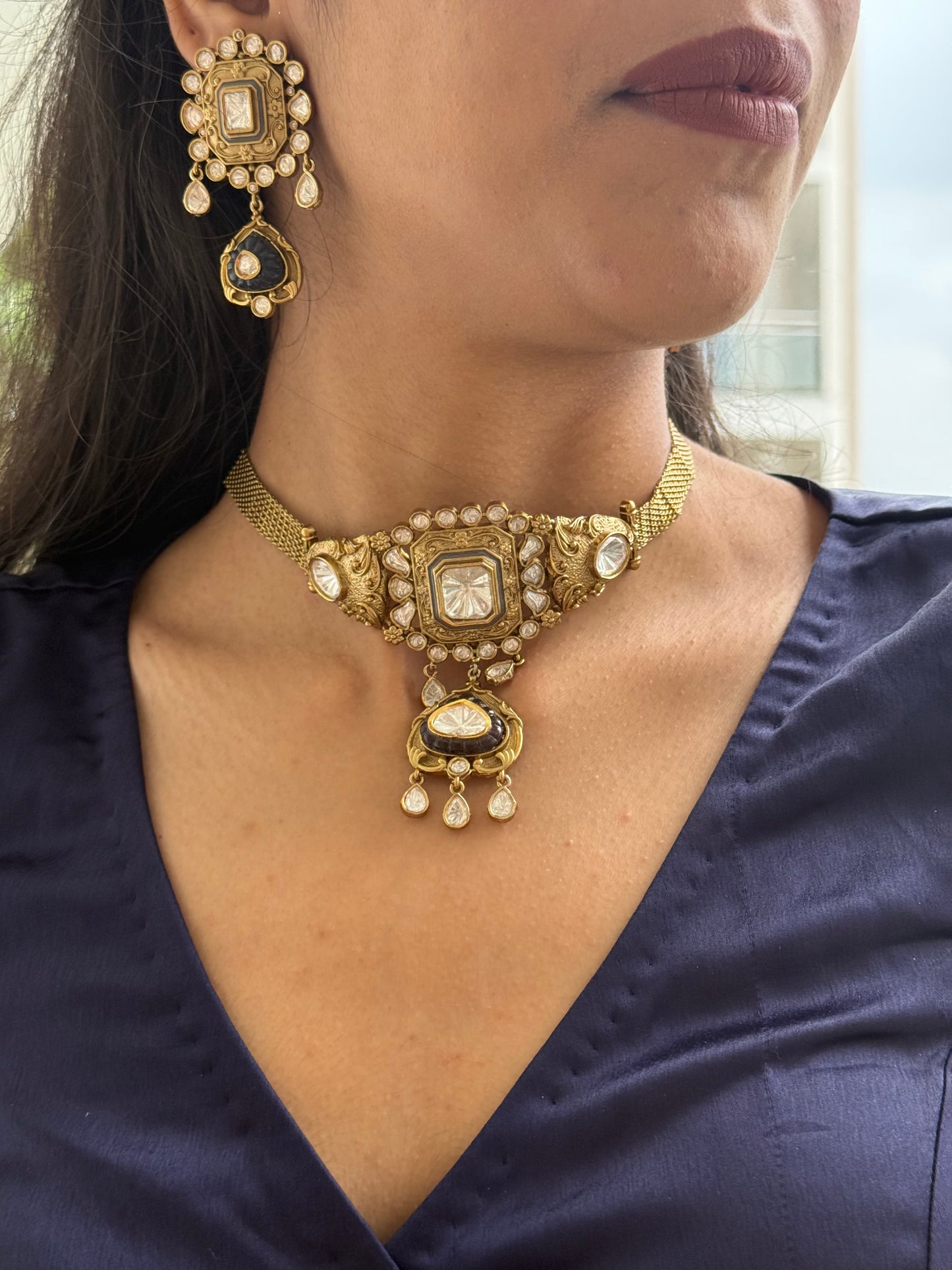 Shabnam Kundan Choker Set