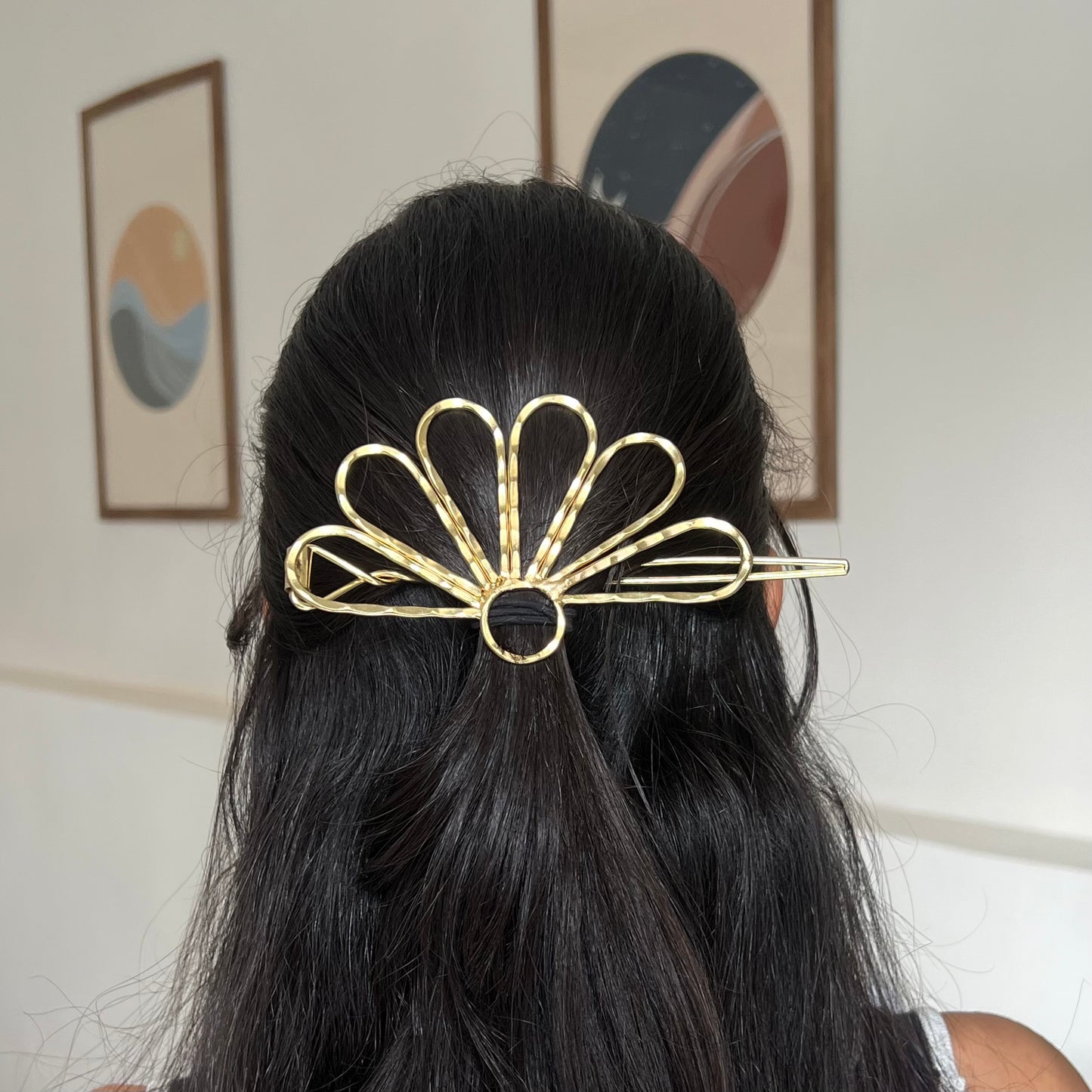 Blossom Brass Hairpin