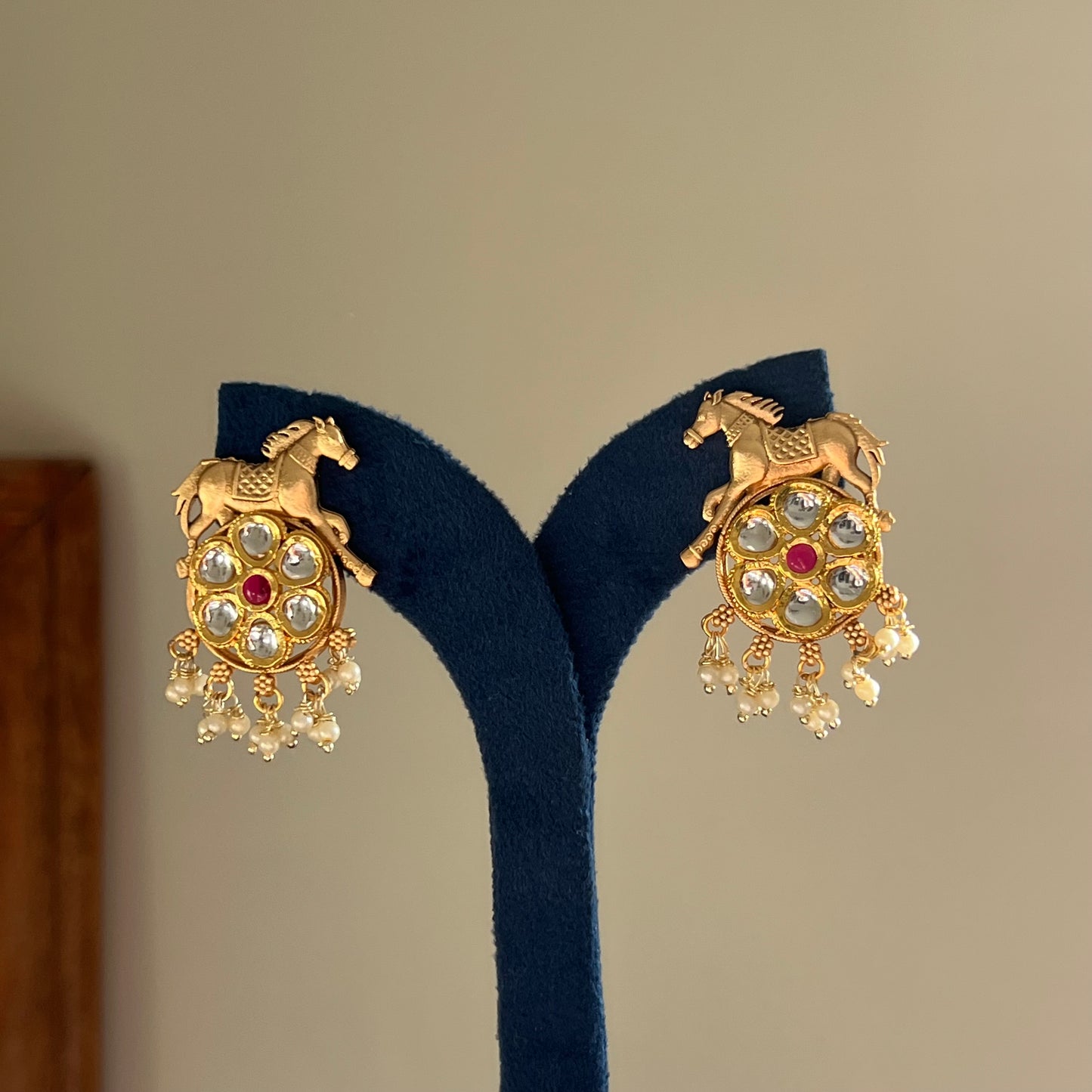 Ashwa Horse Motif Earrings