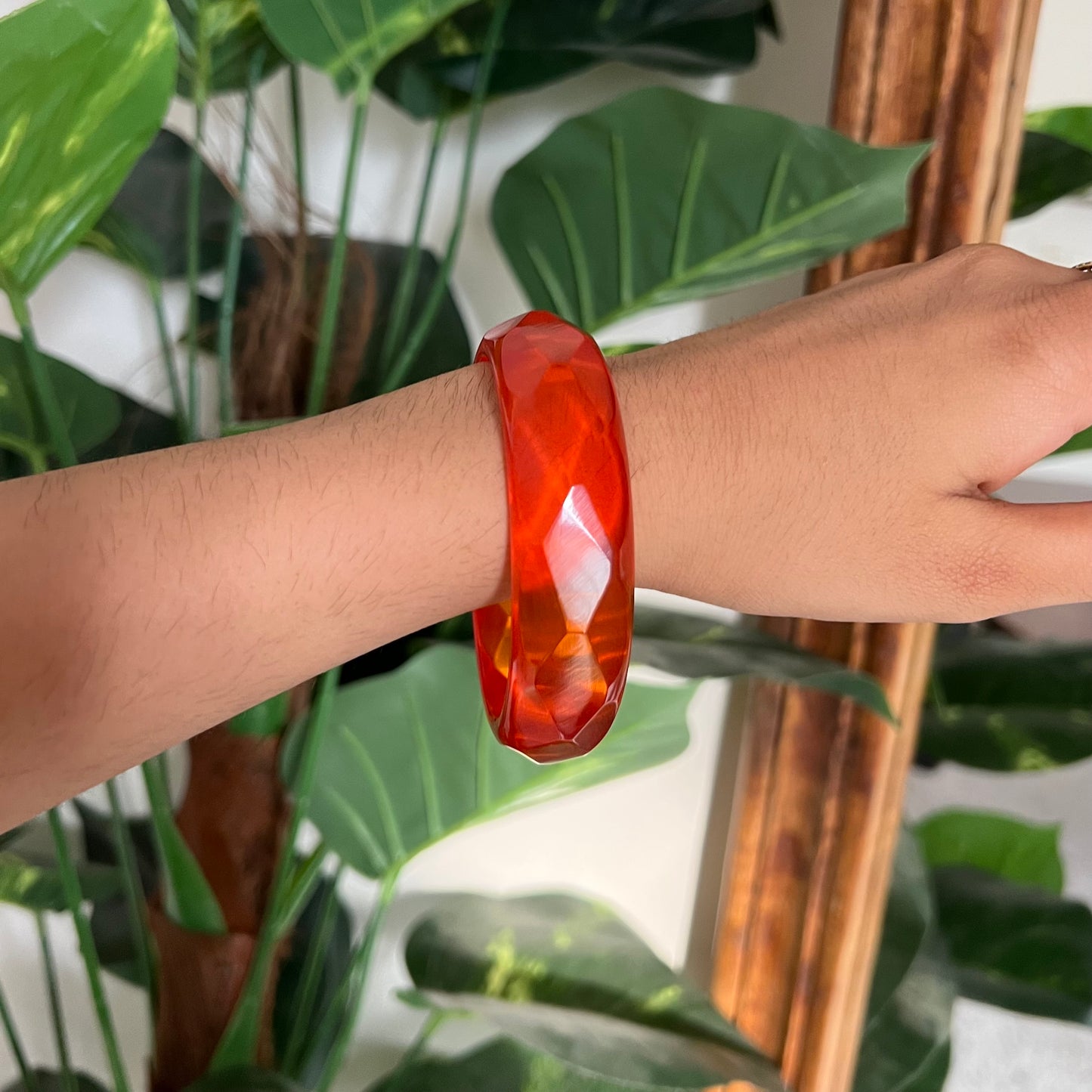 Resin Pop Bangle Stack-Set of 6
