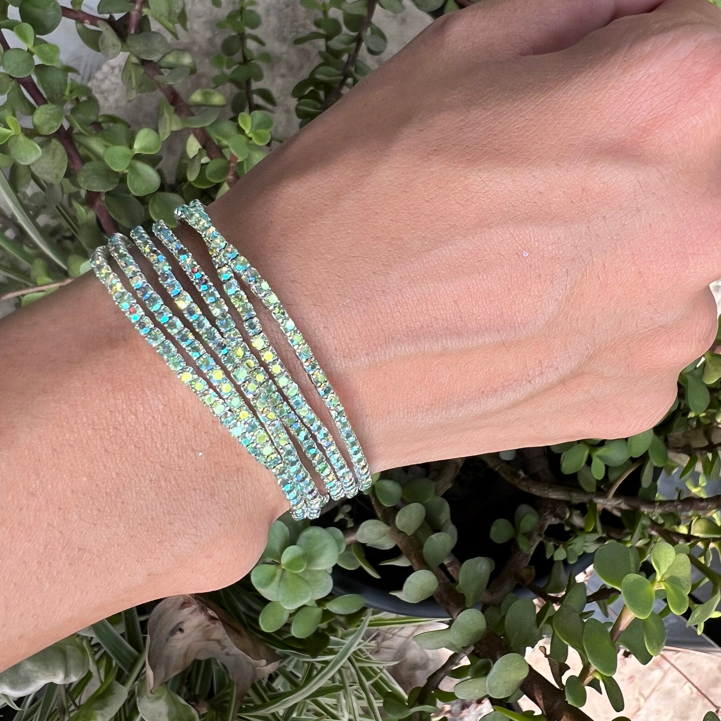 Rhinestone Thin Bracelet