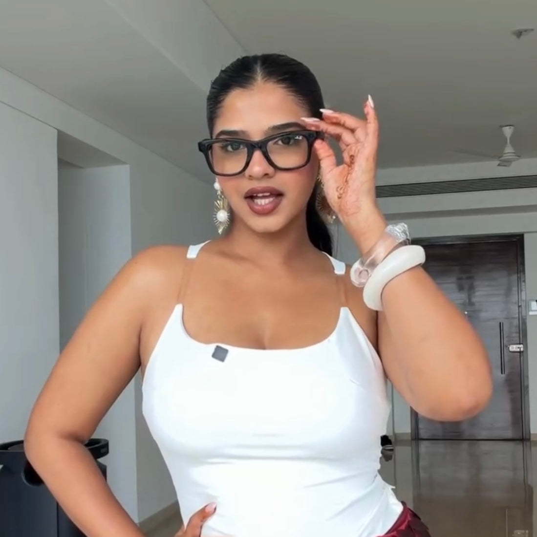 Tarini Silver Resin Stack