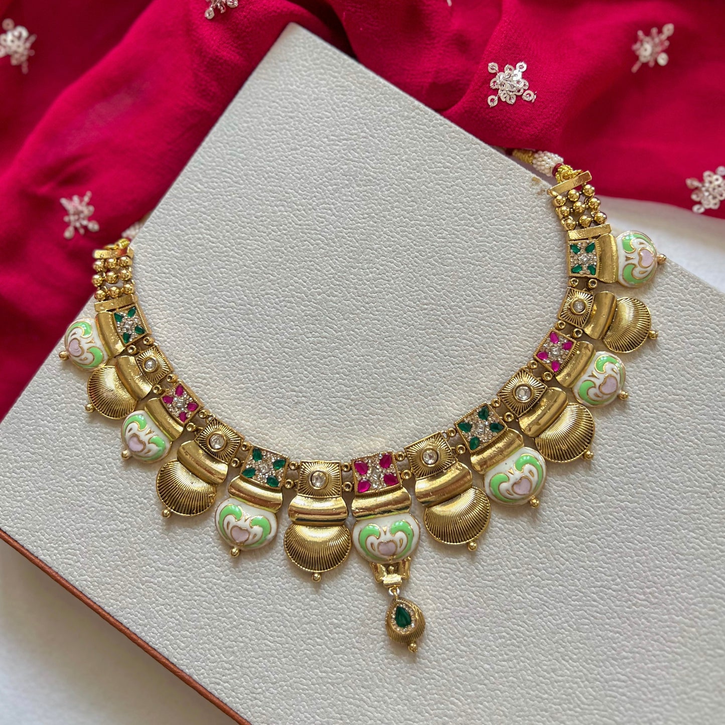 Kalasaar Antique Gold Set