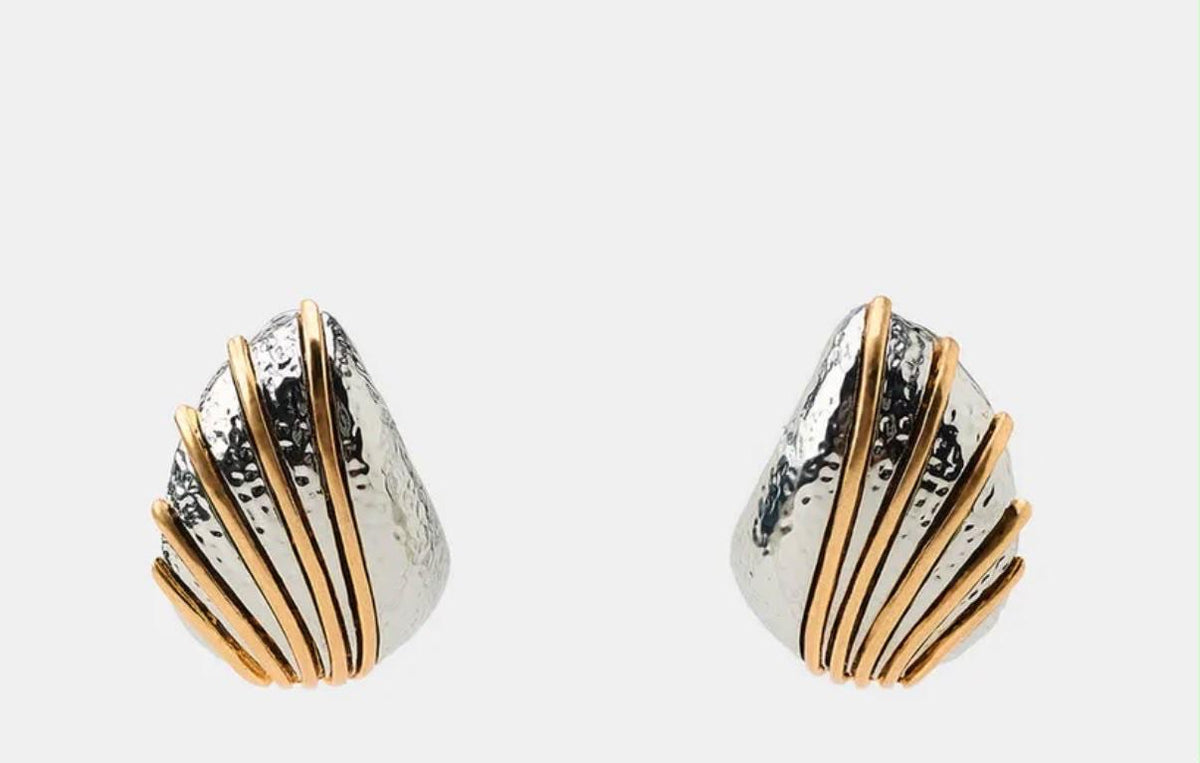 Silver Sculpt Studs