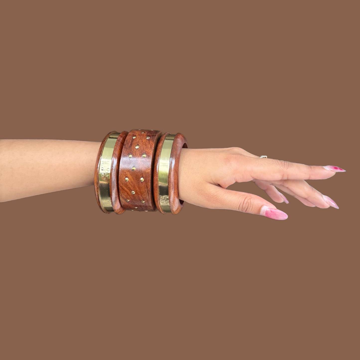 Polka Wooden Bangles