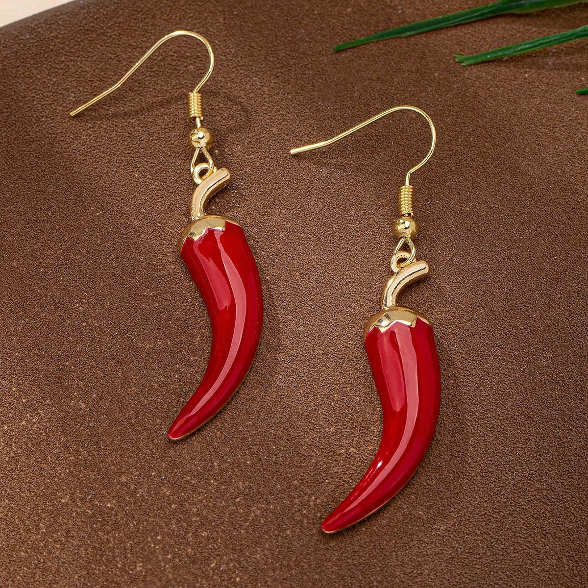 Mirchi Metal Earrings Pre Order