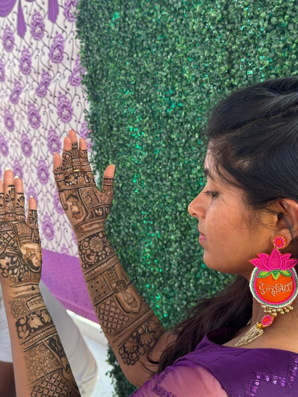Dulhaniya Handmade Beaded Earring