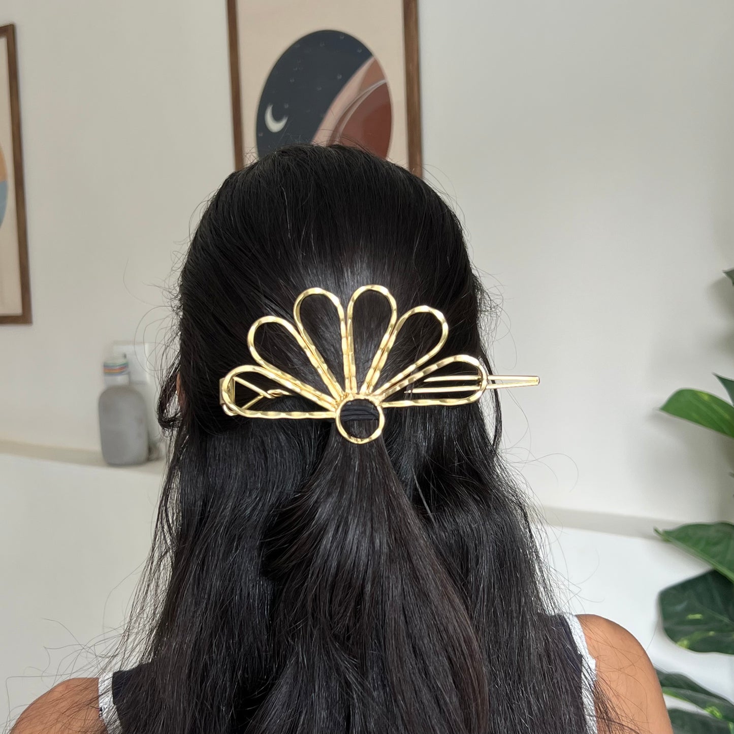 Blossom Brass Hairpin